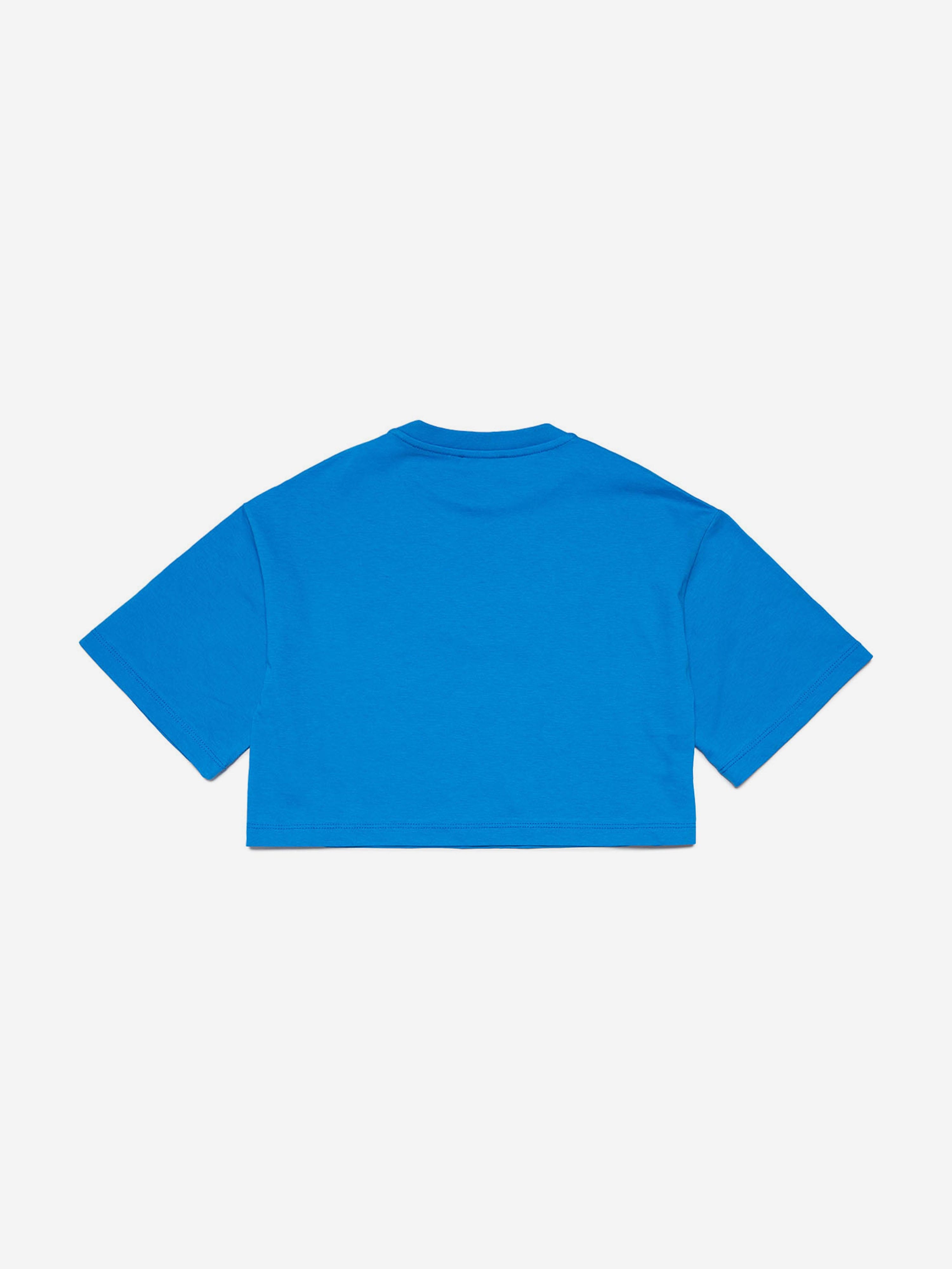 Diesel Girls Logo T-Shirt in Blue