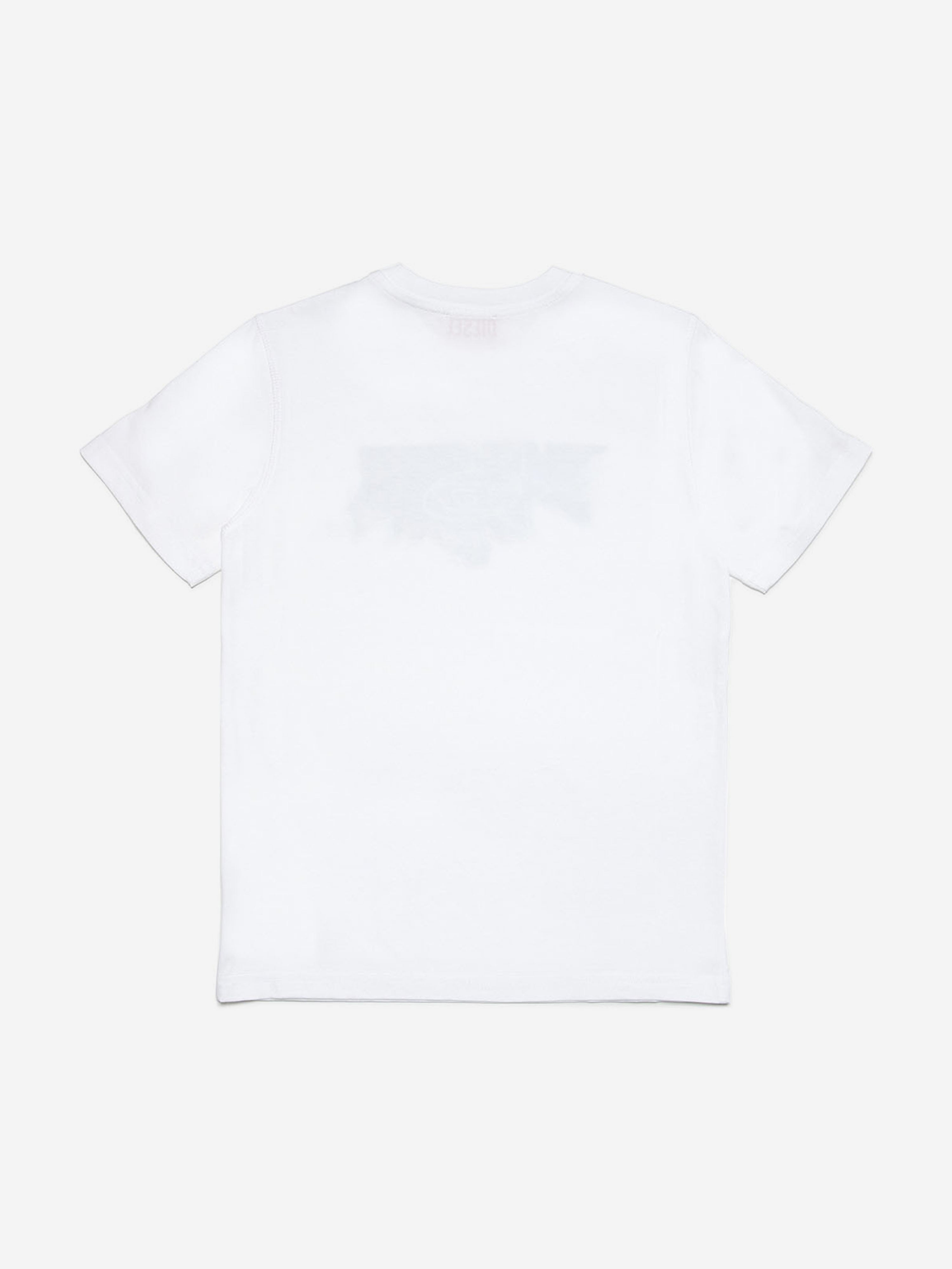 Diesel Boys Logo T-Shirt in White