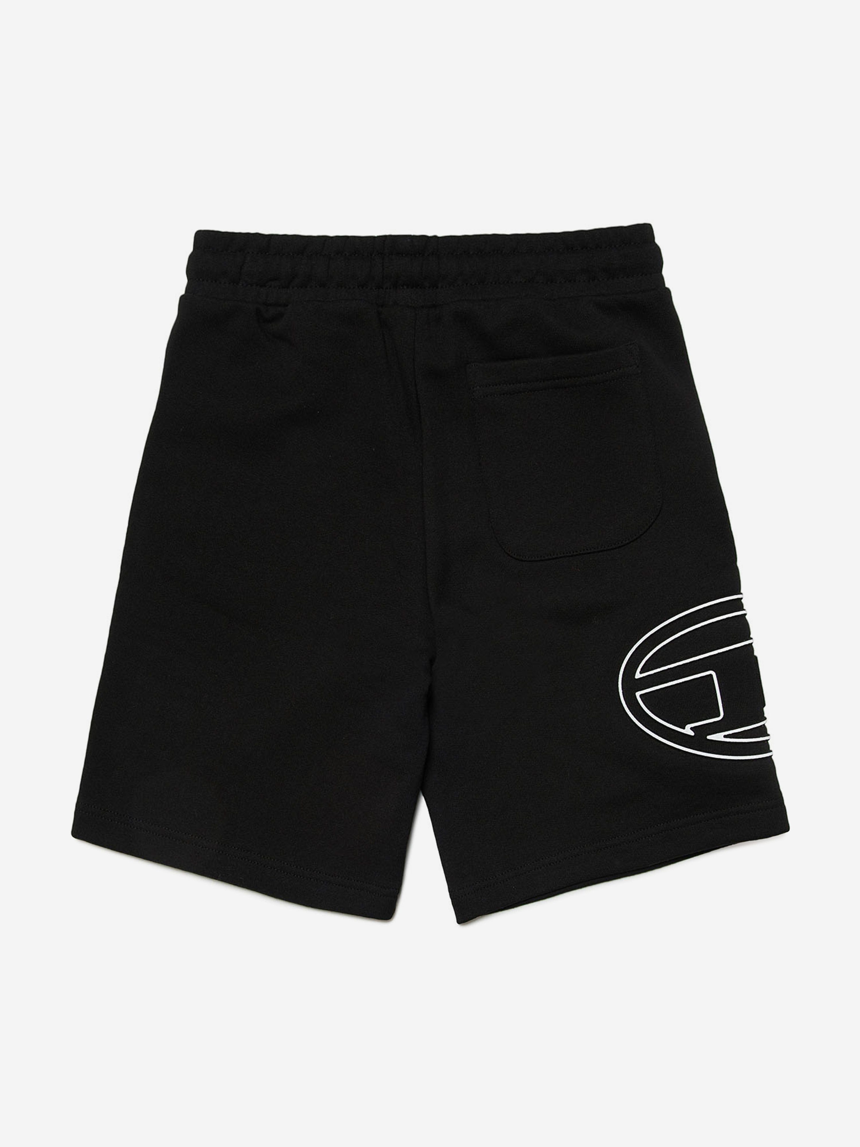 Diesel Boys Logo Shorts in Black