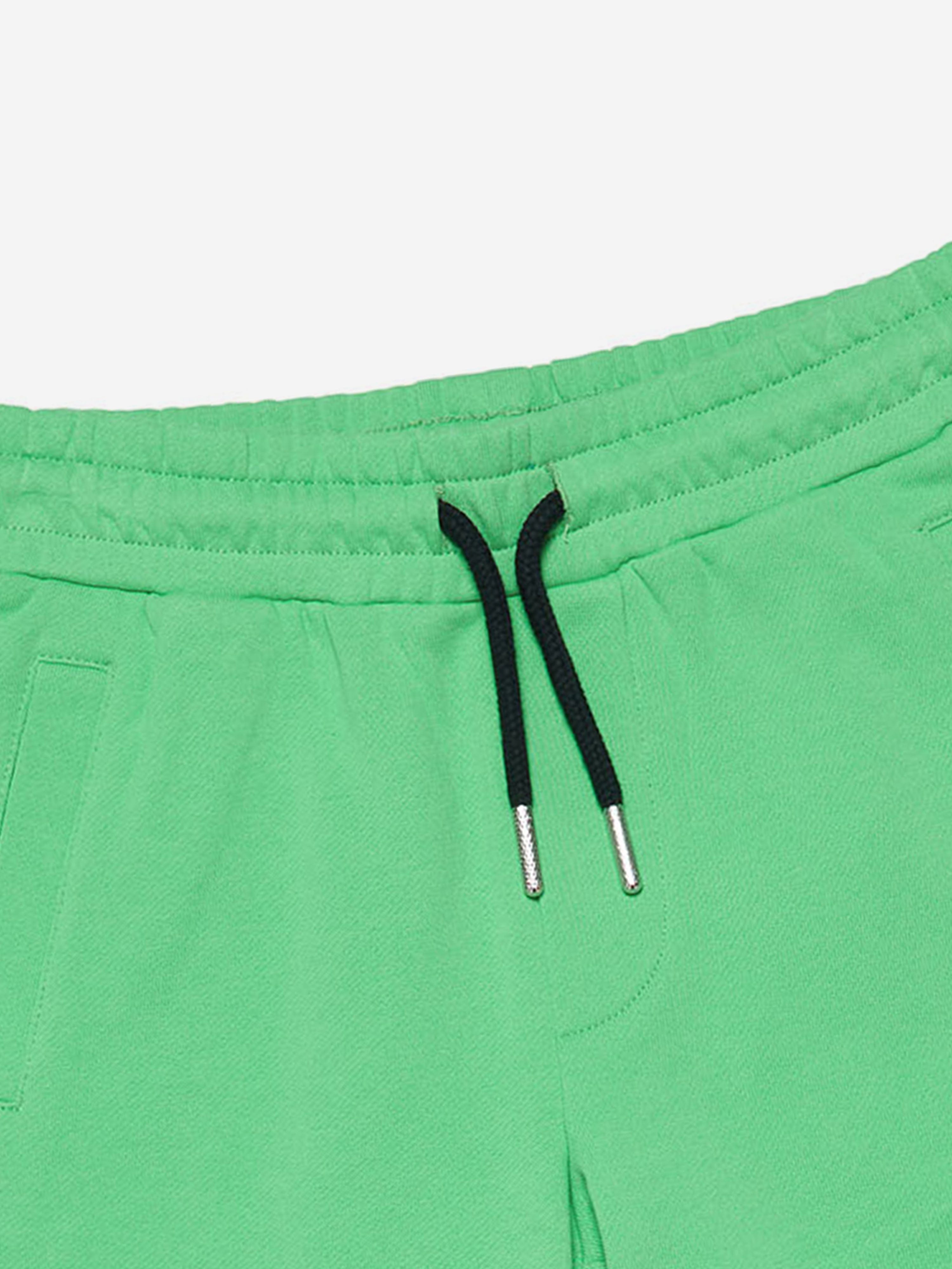 Diesel Boys Logo Shorts in Green