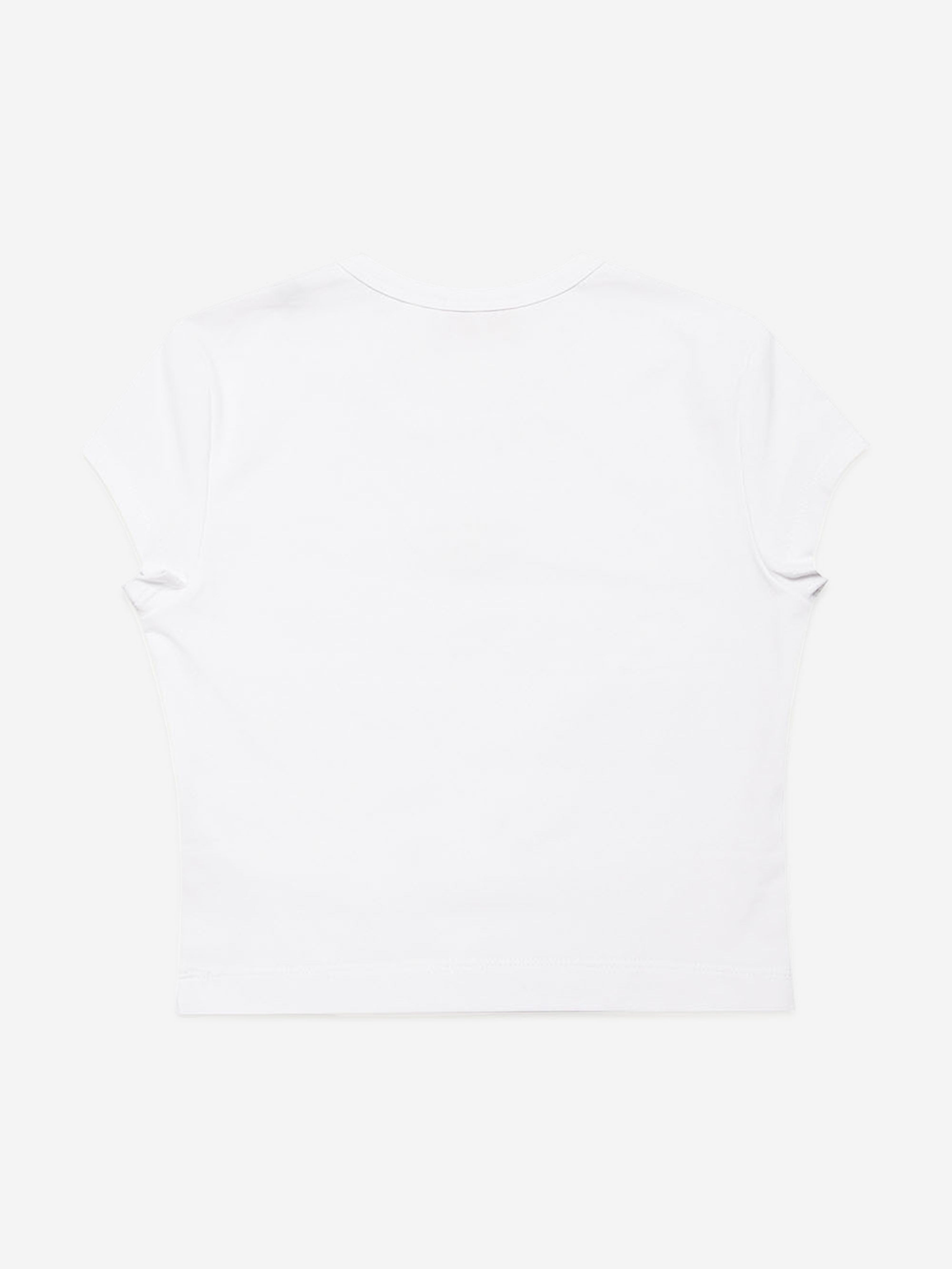 Diesel Girls Logo T-Shirt in White