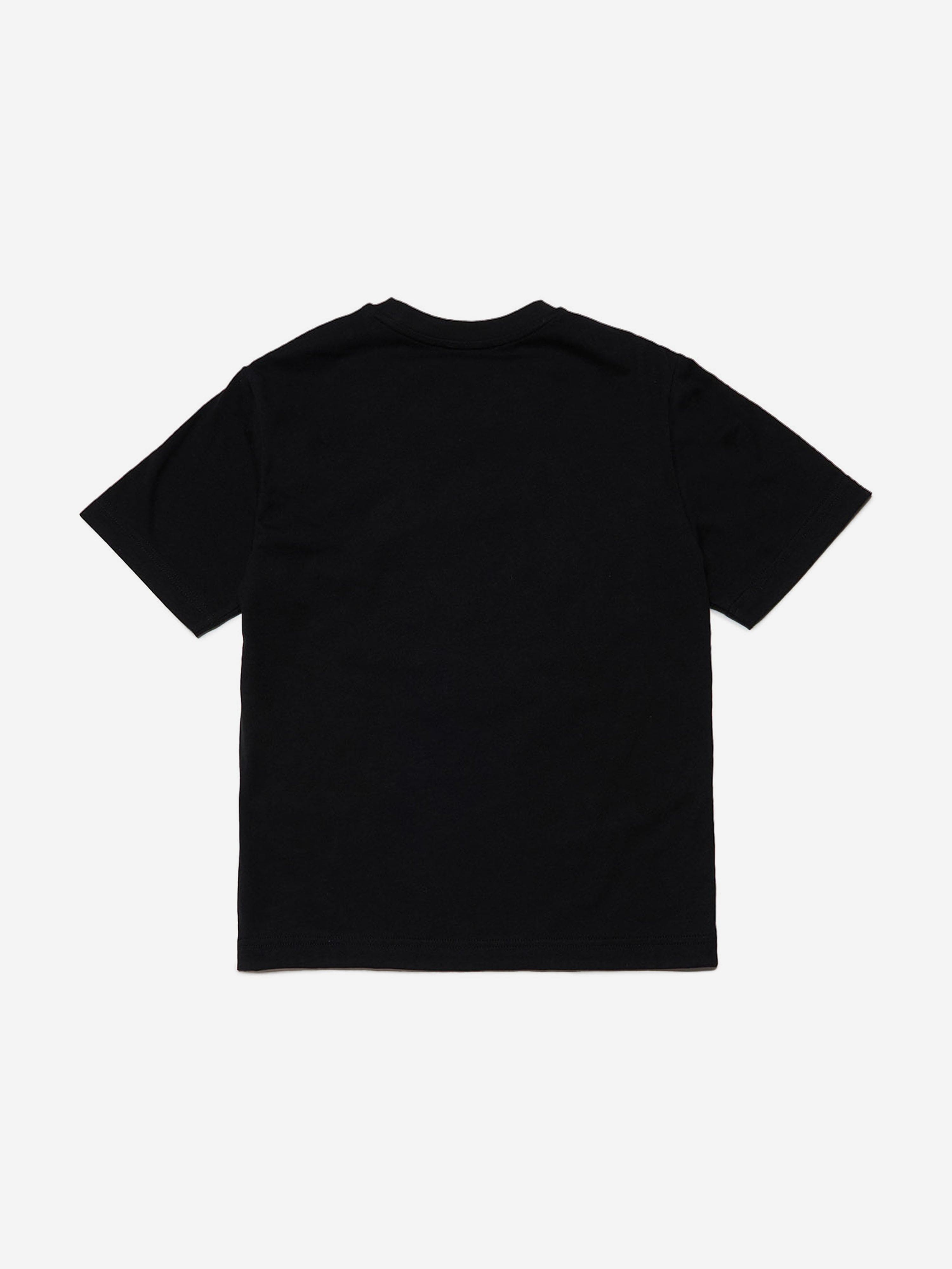 Diesel Boys Logo T-Shirt in Black