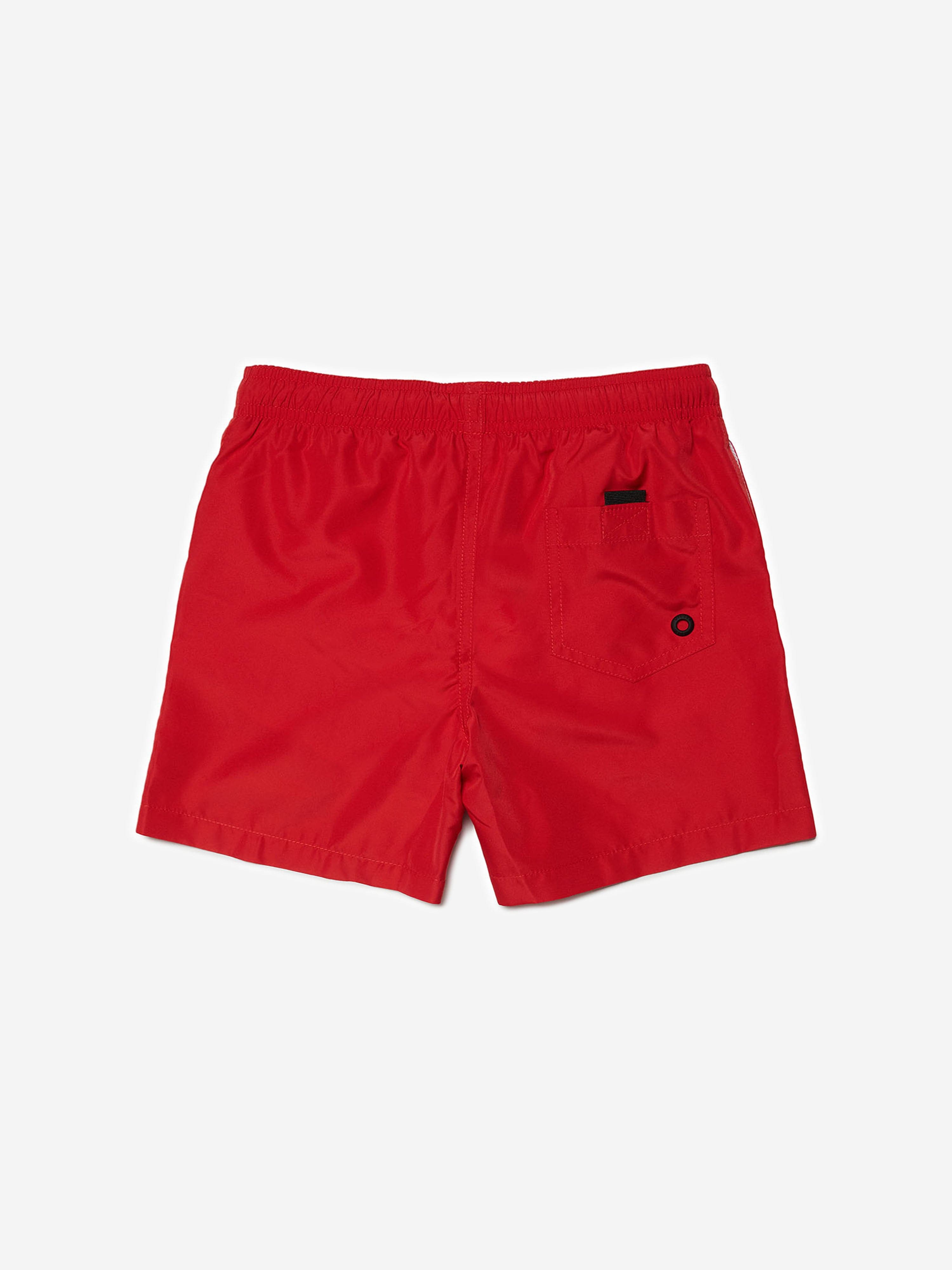 Diesel Boys Logo Swim Shorts in Red