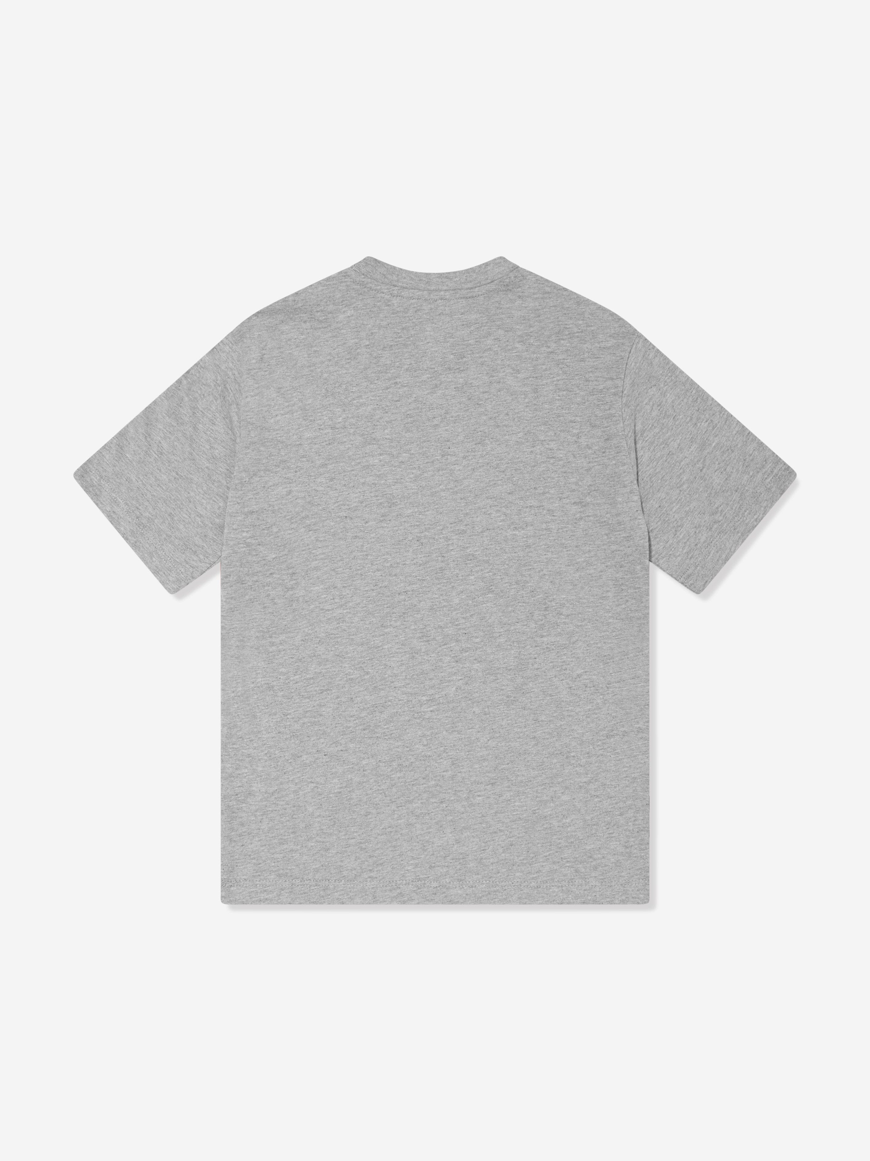 Diesel Boys Logo T-Shirt in Grey