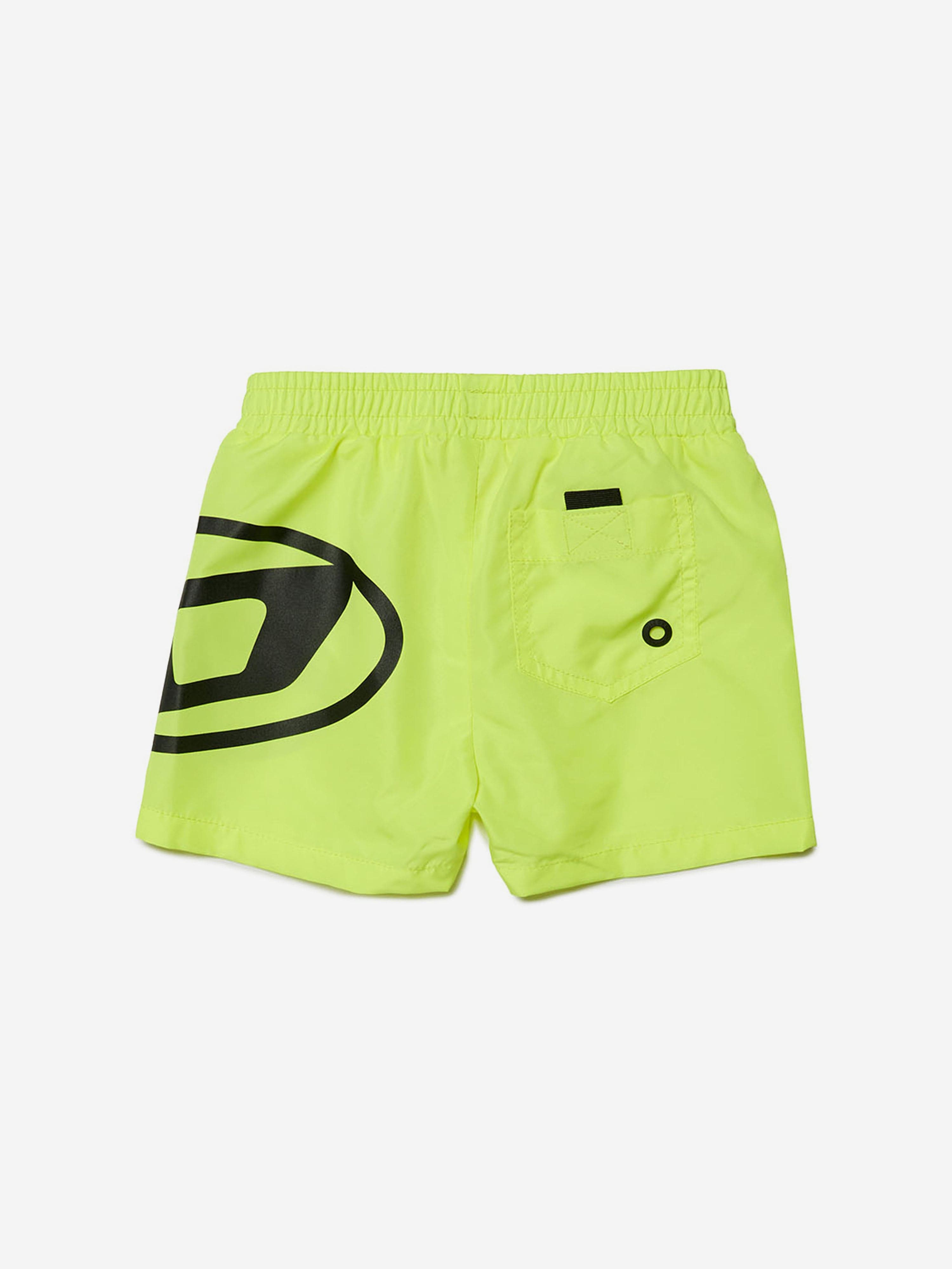 Diesel Baby Boys Logo Swim Shorts in Yellow