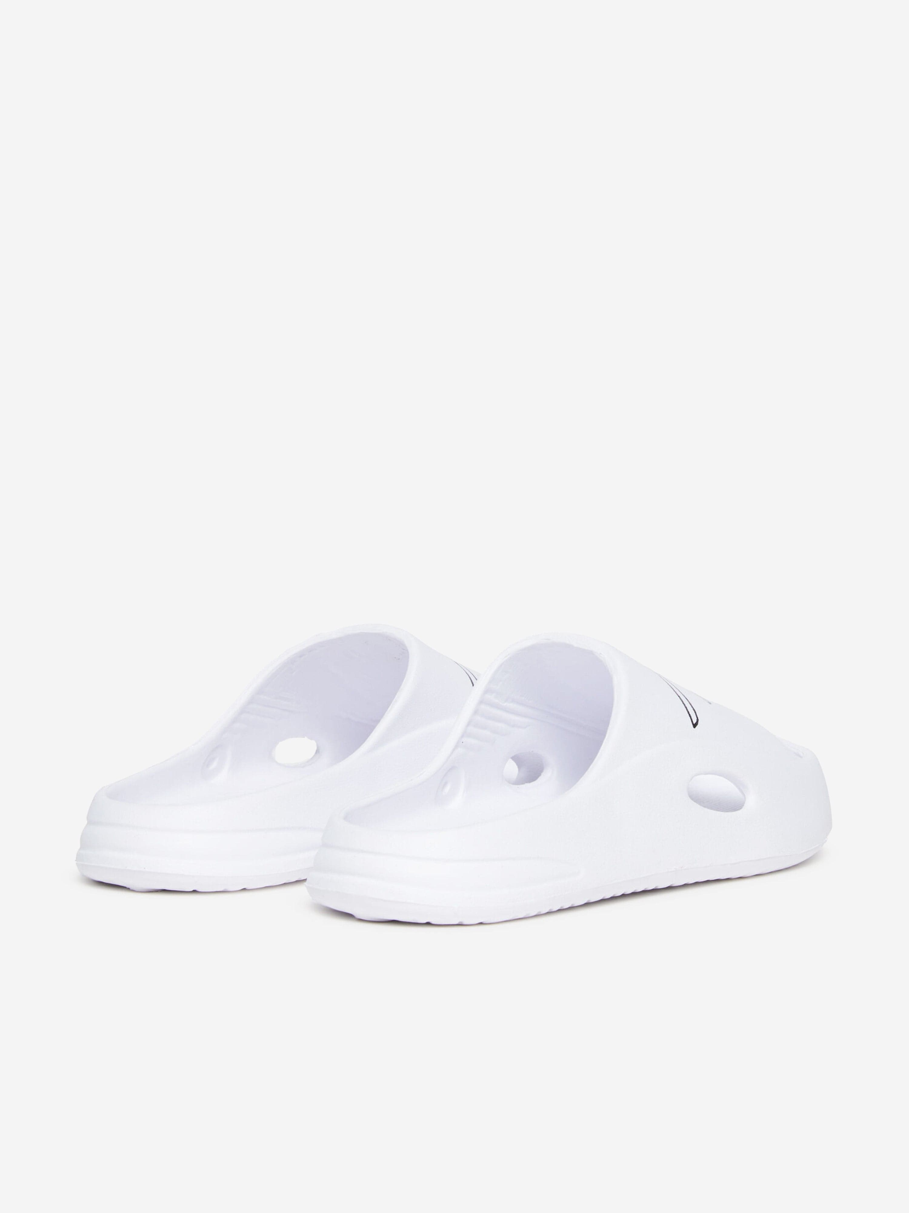 Diesel Kids Logo Sliders in White