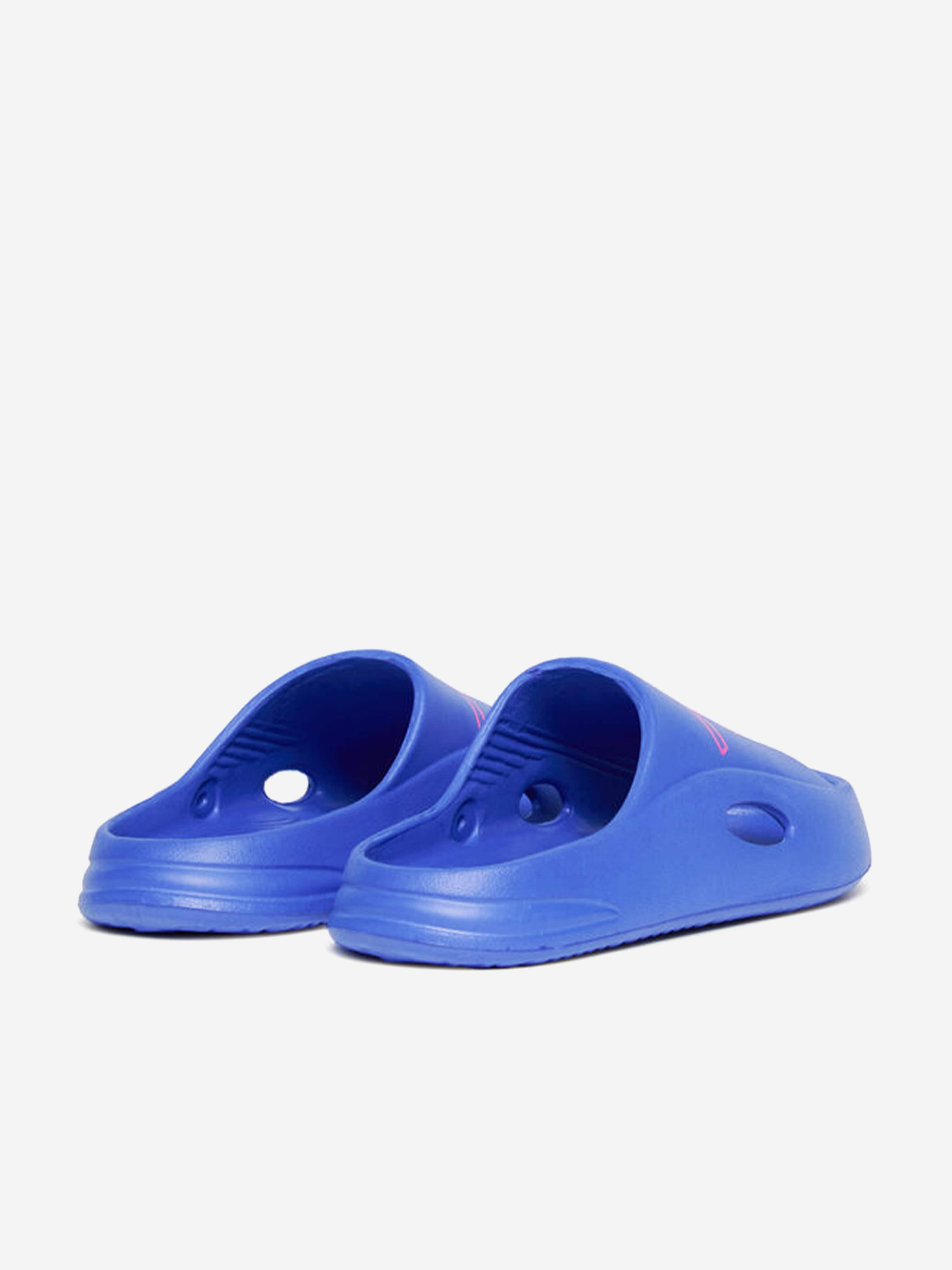 Diesel Kids Logo Sliders in Blue