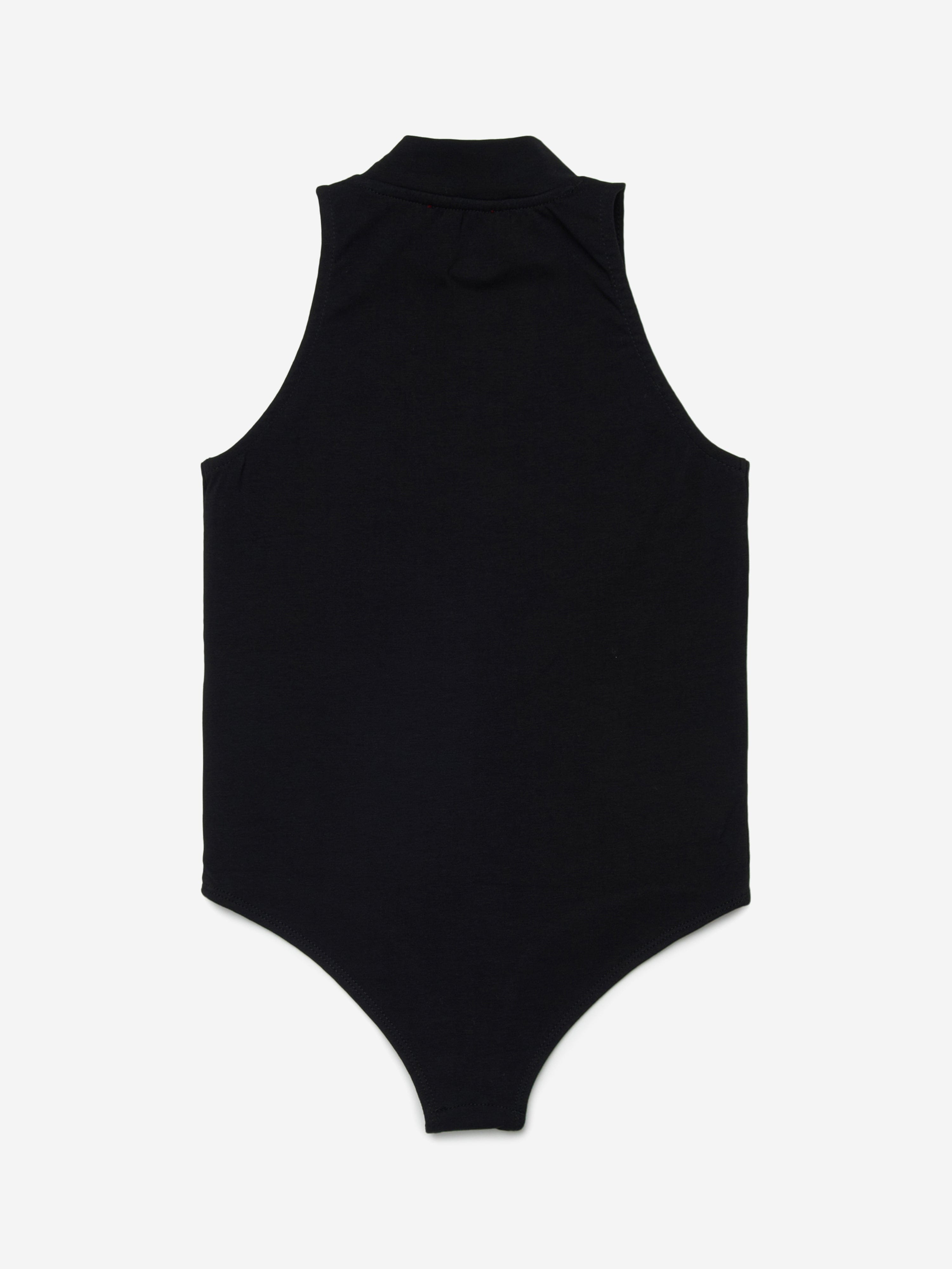 Diesel Girls Oval D Logo Bodysuit in Black
