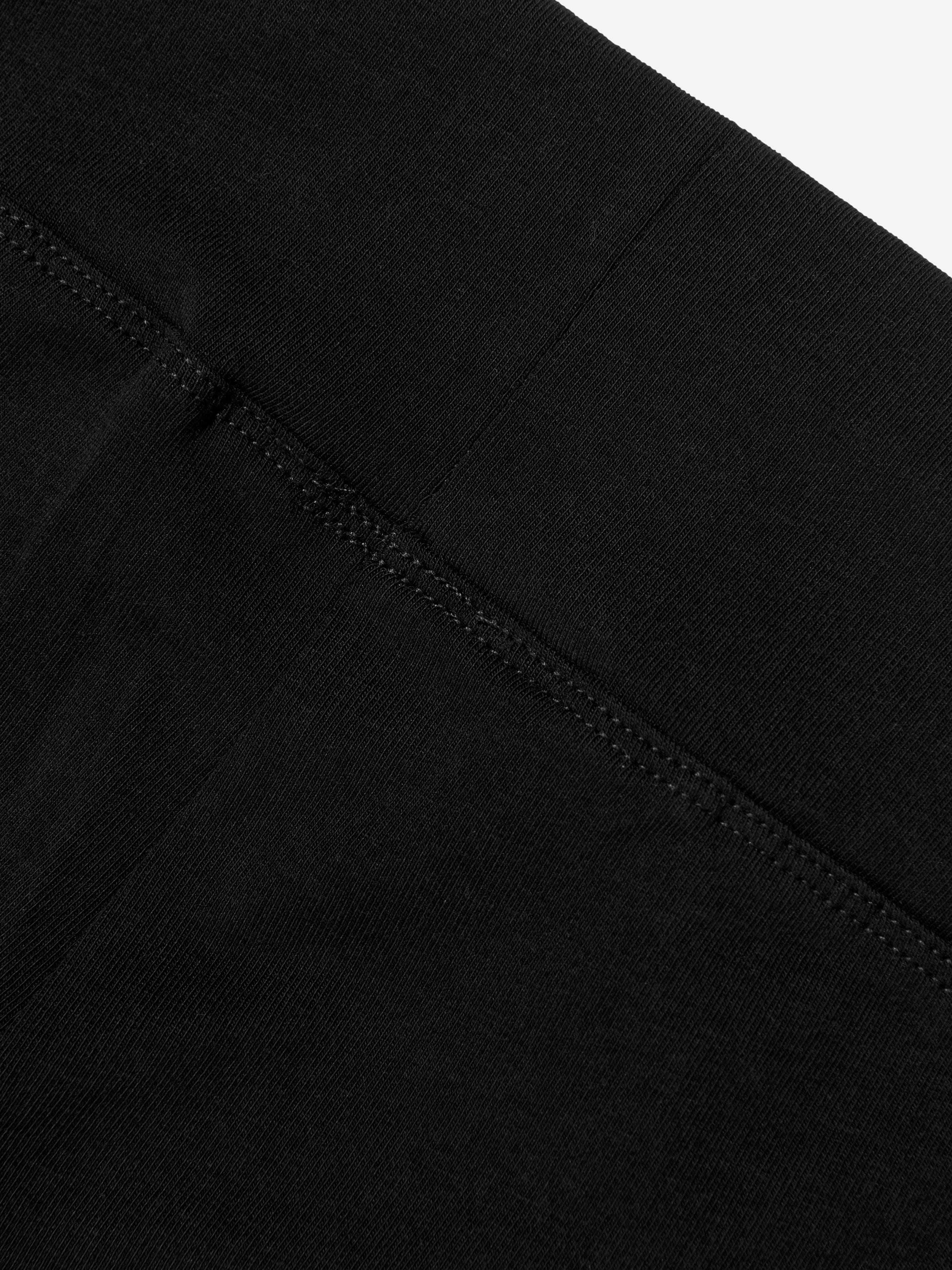 Diesel Girls Logo Print Shorts in Black