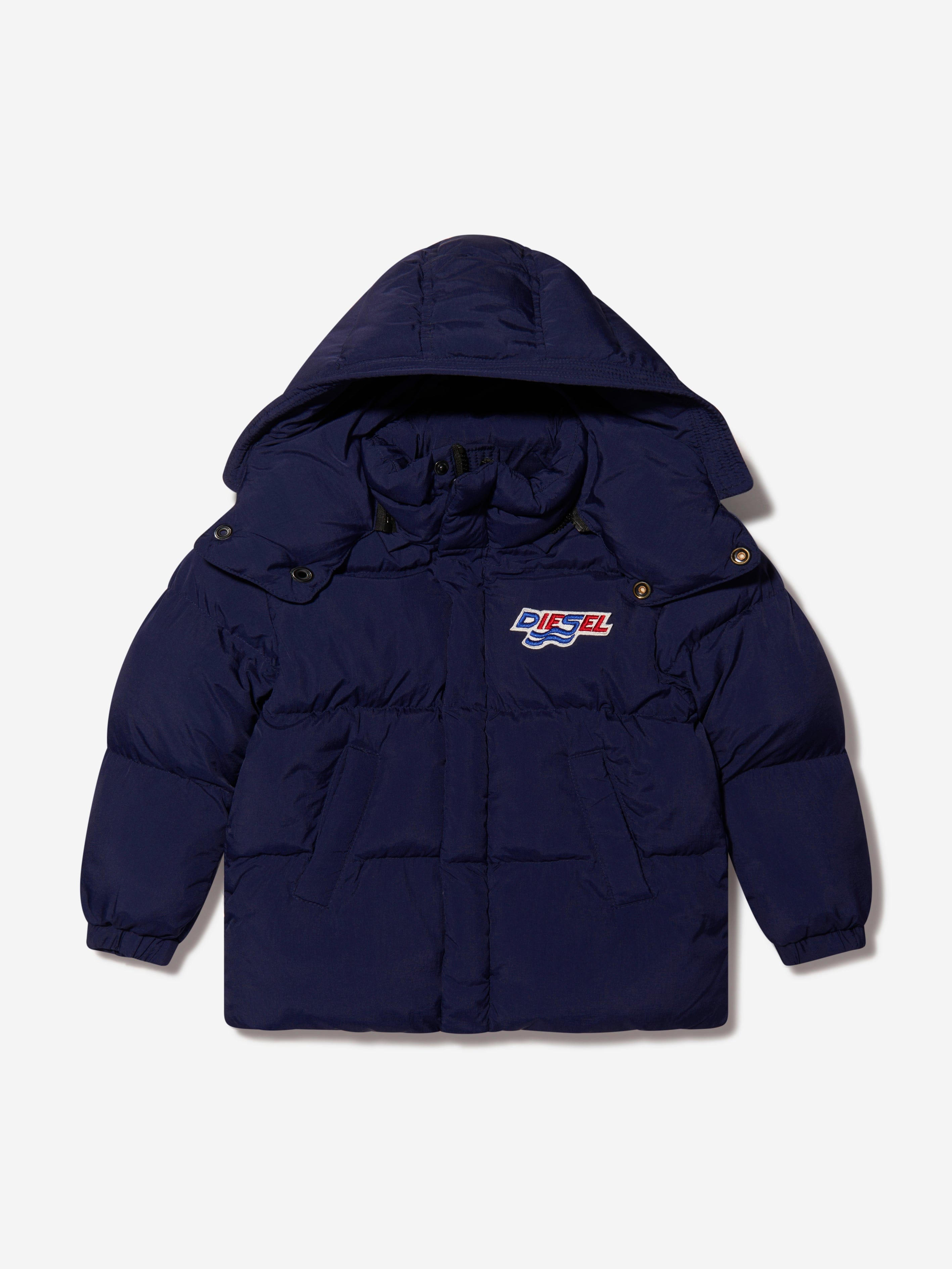 Diesel Kids Hooded Puffer Jacket