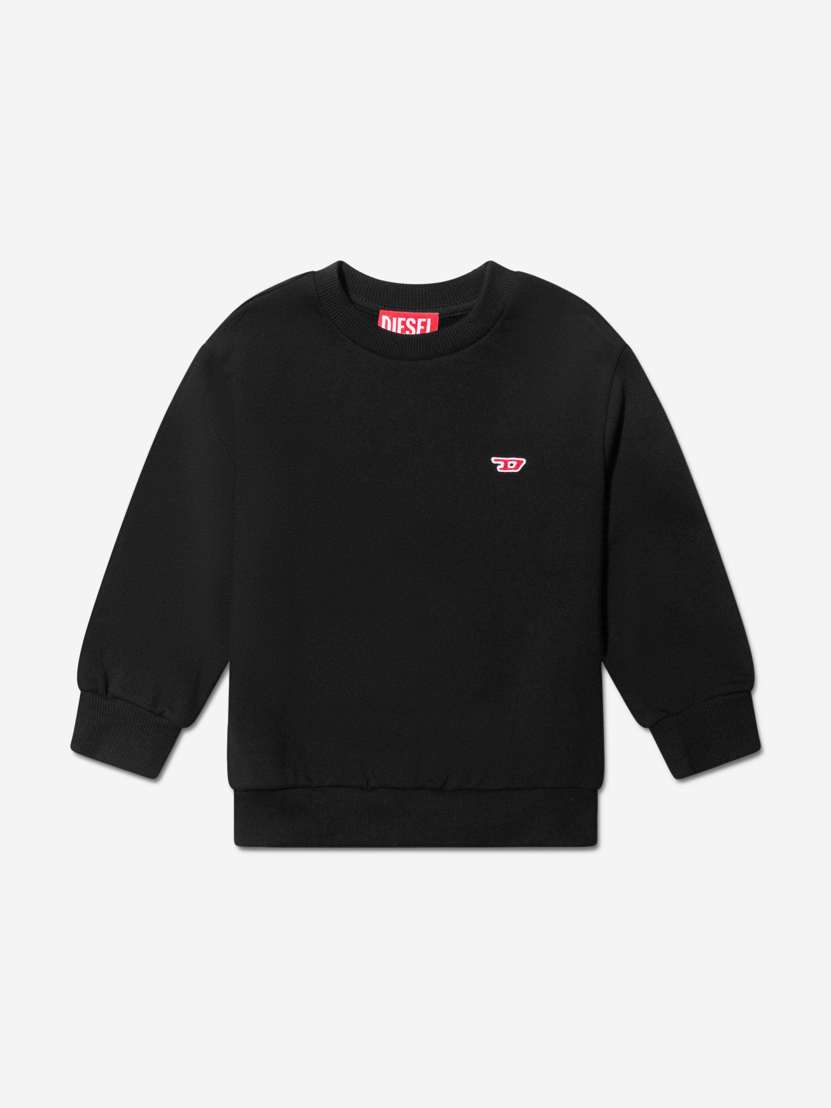 Diesel Kids Logo Sweatshirt in Black