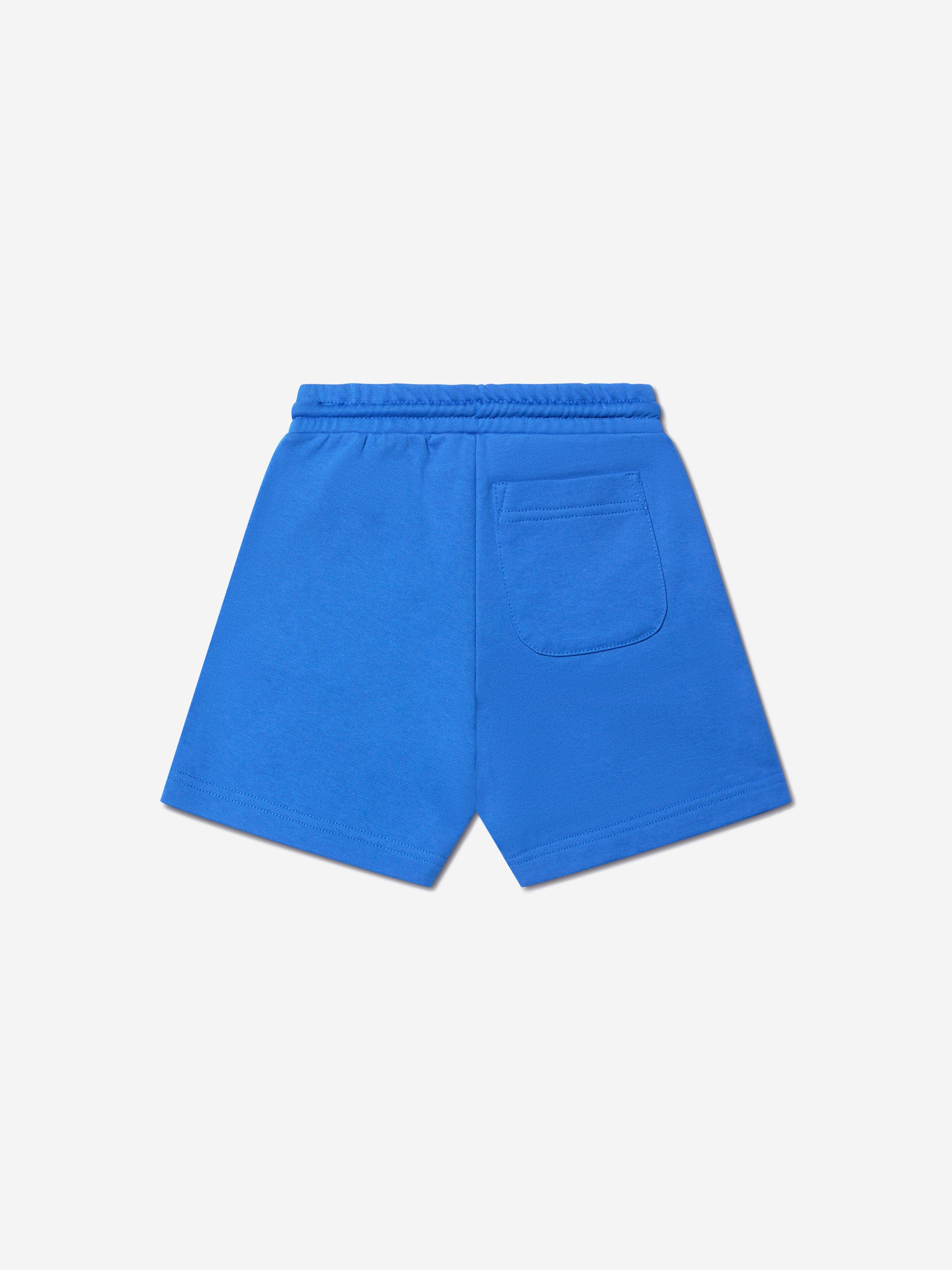 Diesel Kids Logo Jogger Shorts in Blue