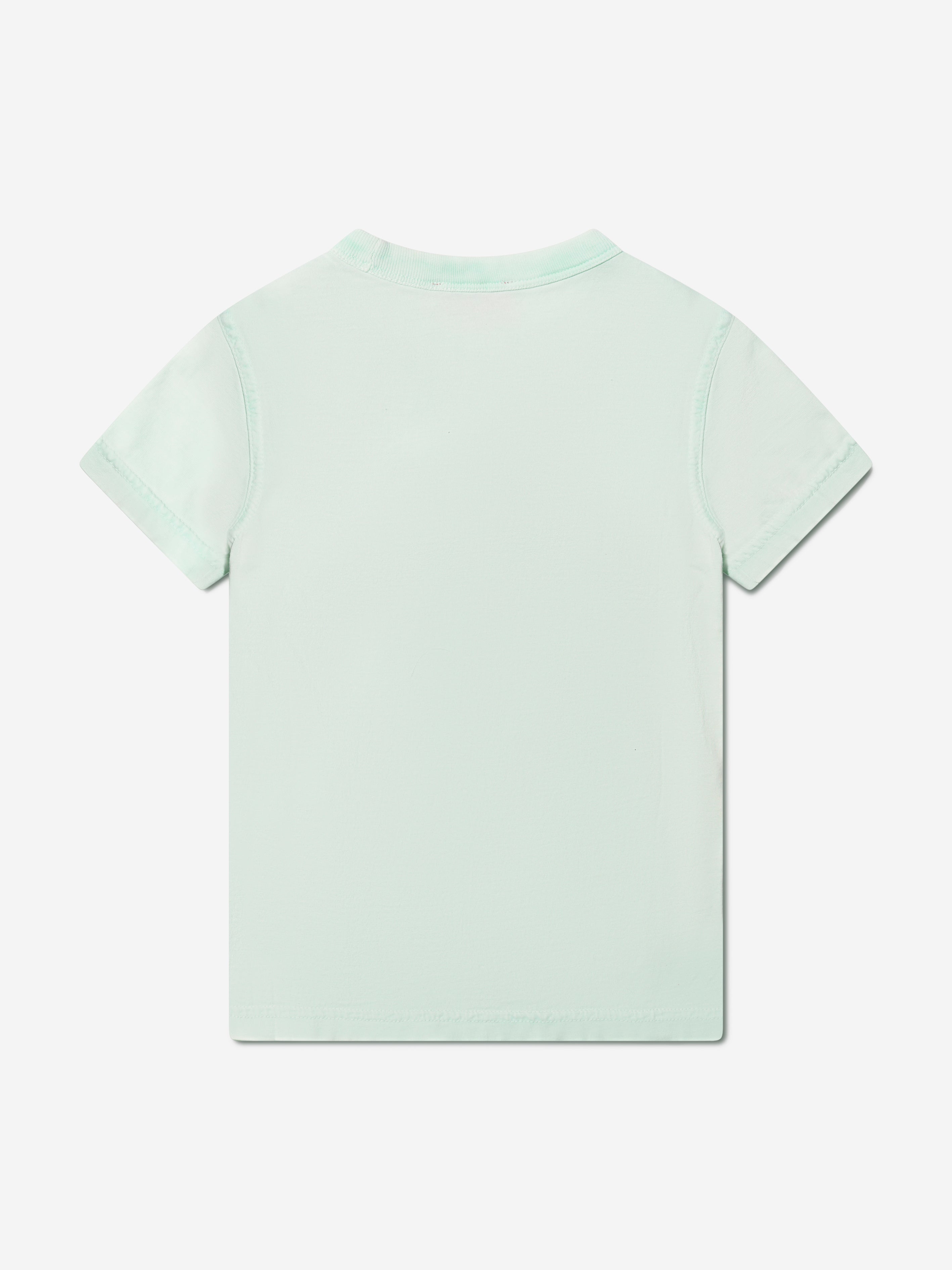 Diesel Boys Logo T-Shirt in Green