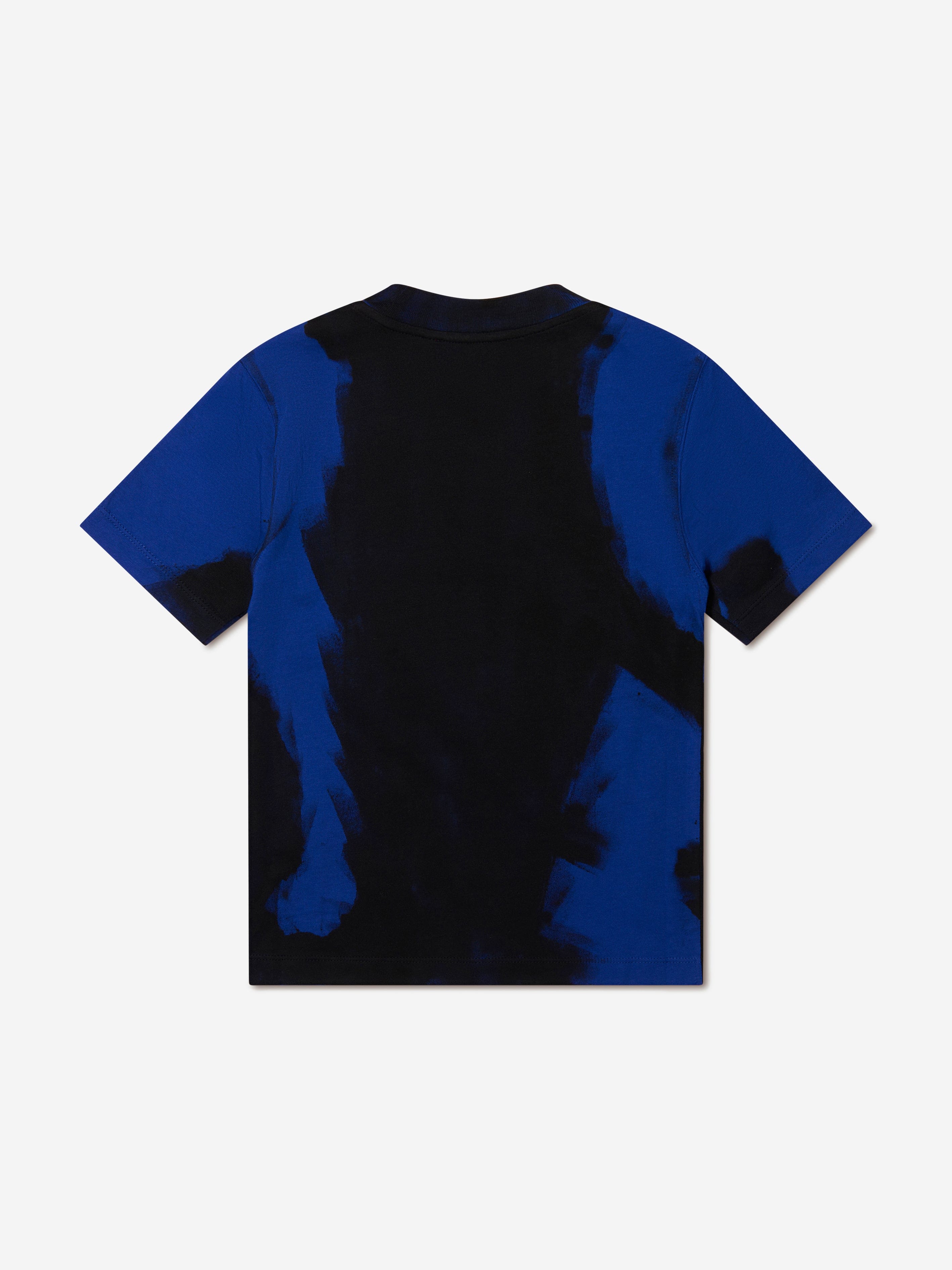 Diesel Boys Paint Effect Logo T-Shirt