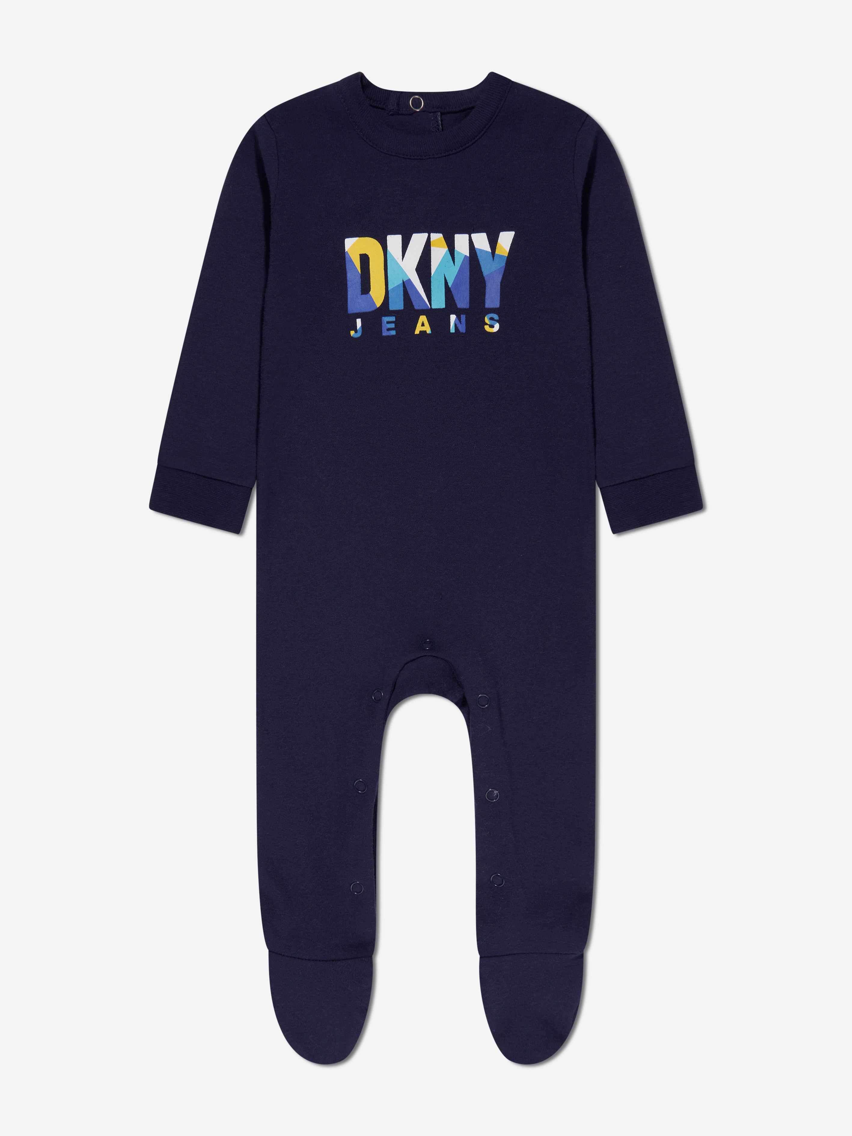 DKNY Baby Boys 2 Piece Hanging Gift Set in Navy