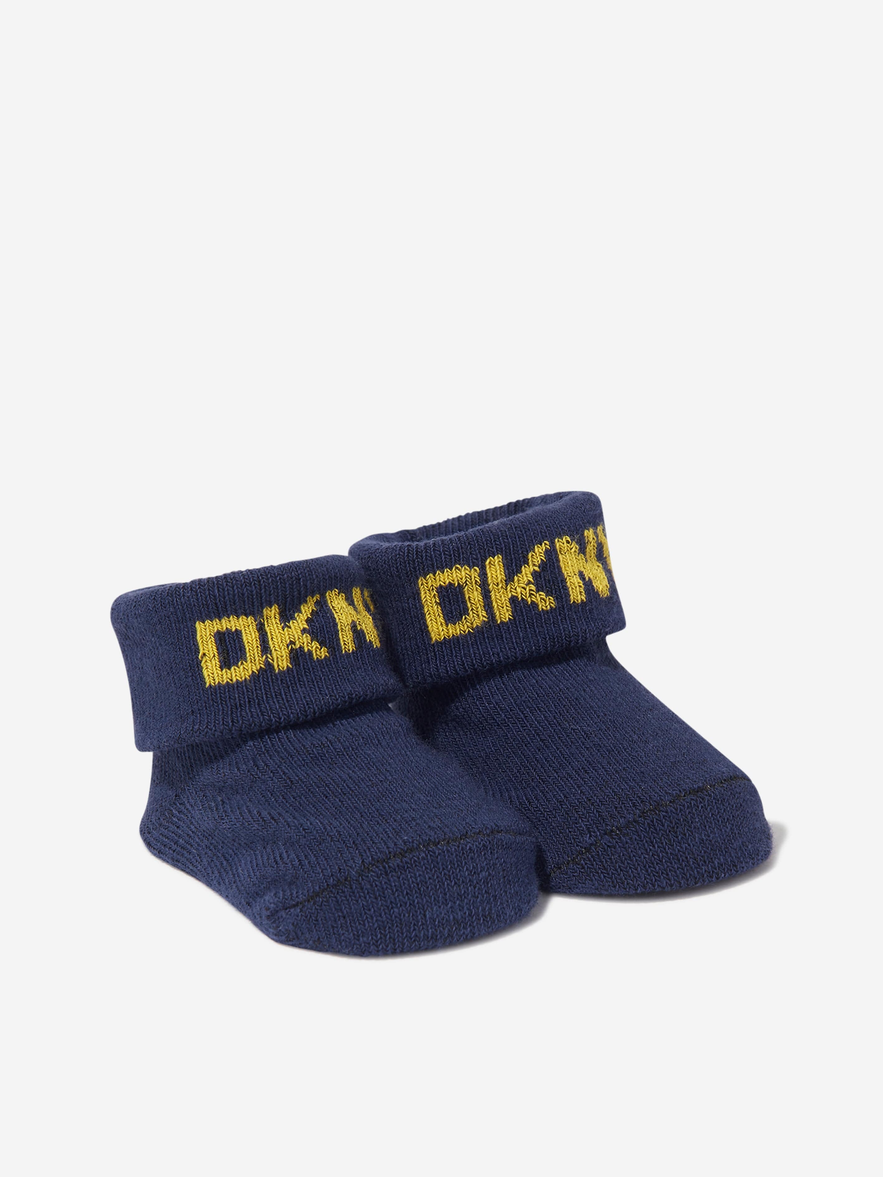 DKNY Baby Boys Socks Boxed Gift Set in Navy