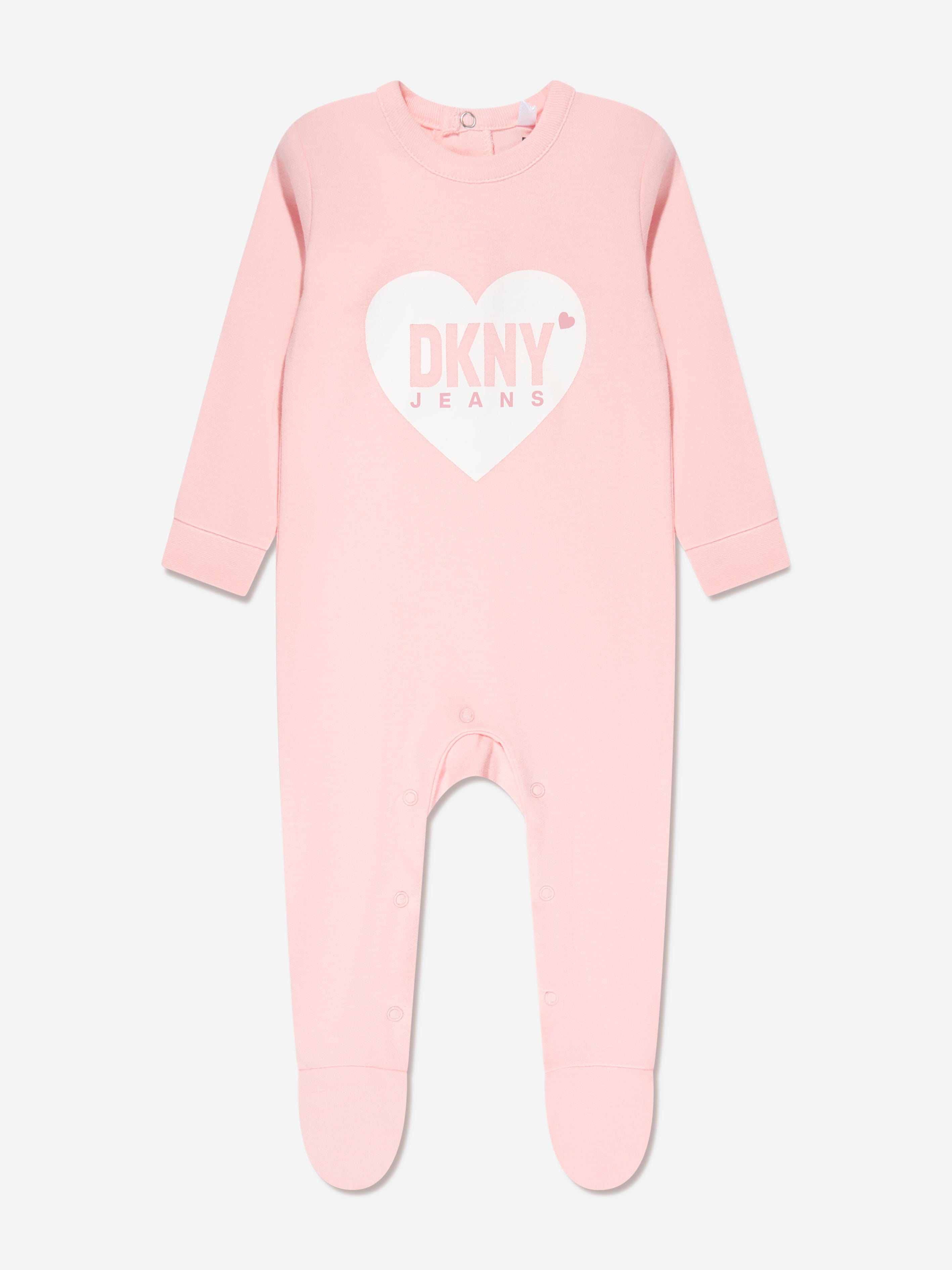 DKNY Baby Girls 2 Piece Hanging Gift Set in Pink