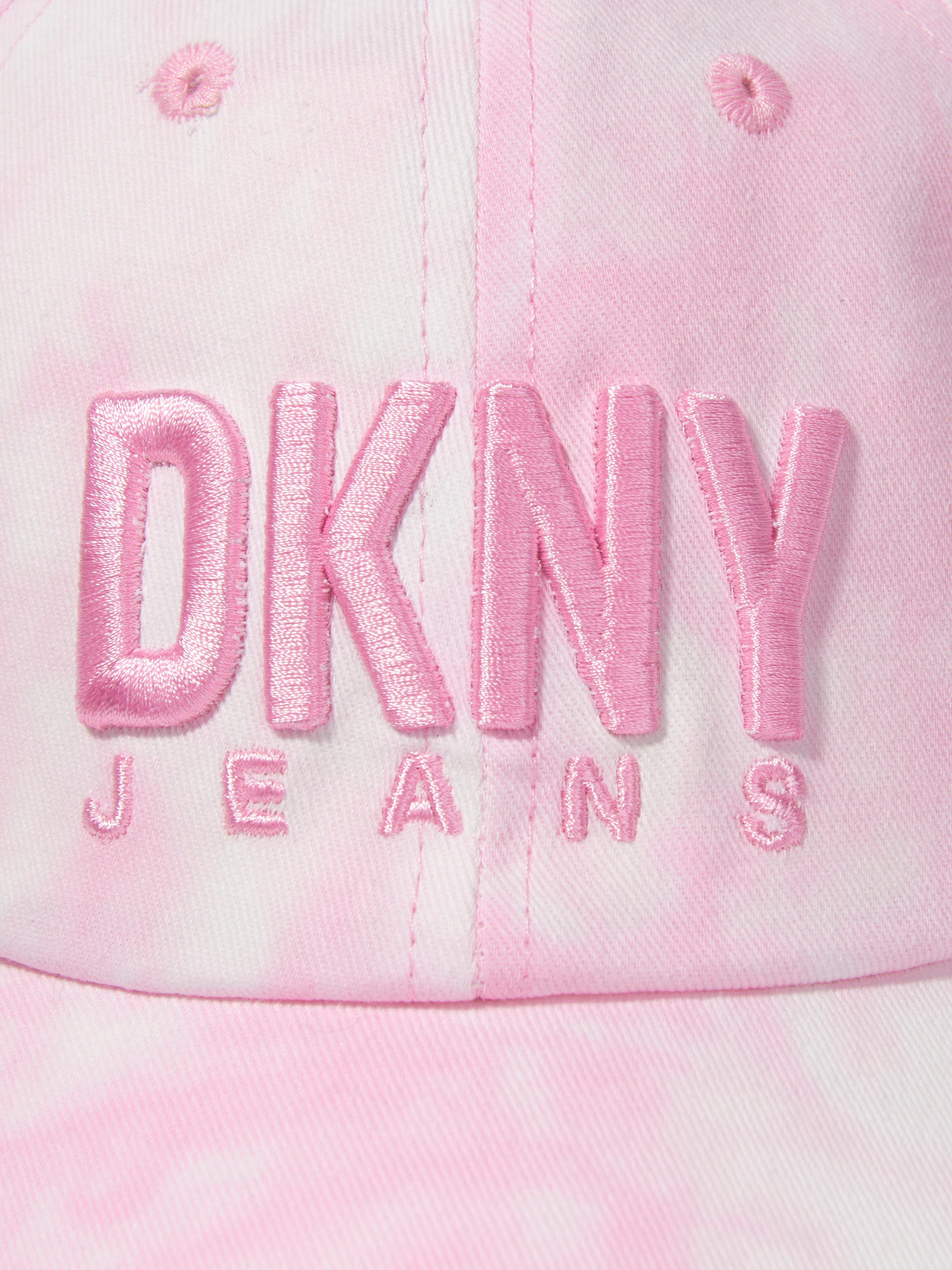 DKNY Girls Logo Cap in Pink