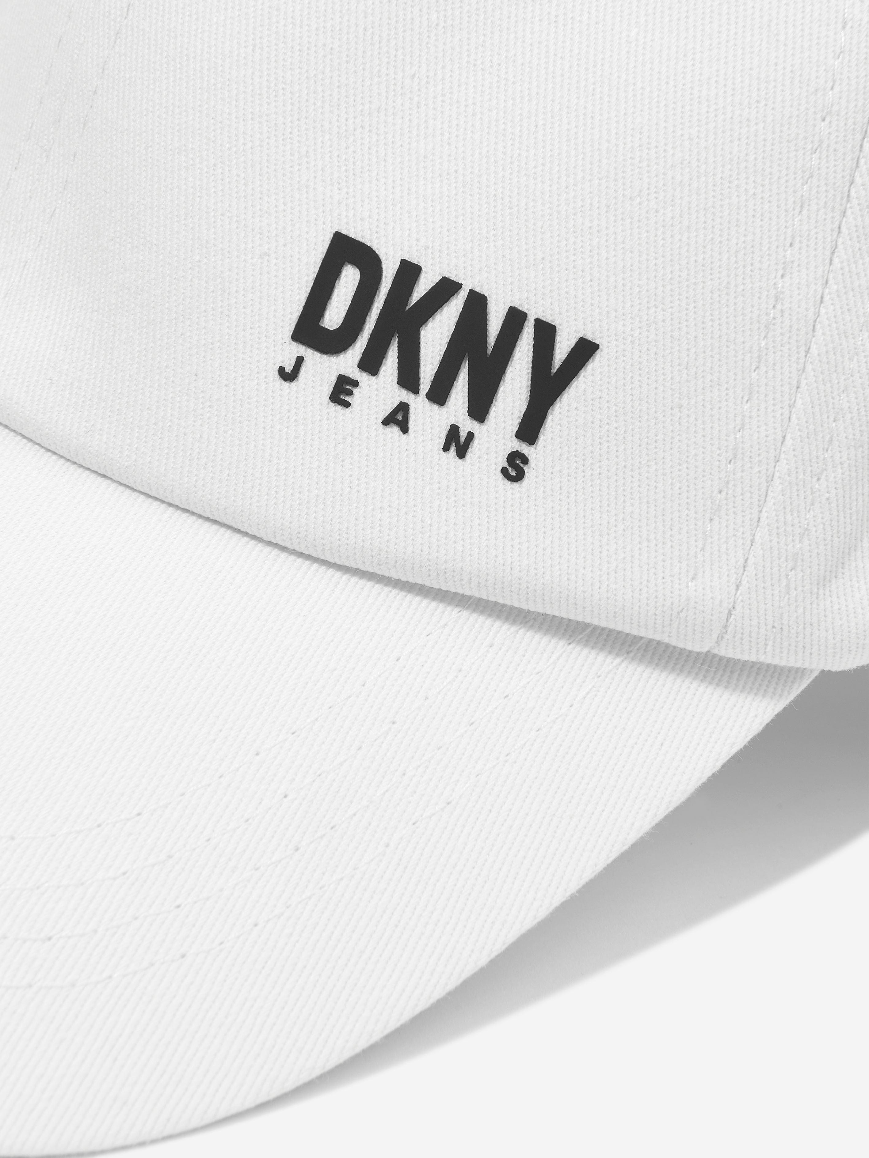 DKNY Kids Logo Cap in White