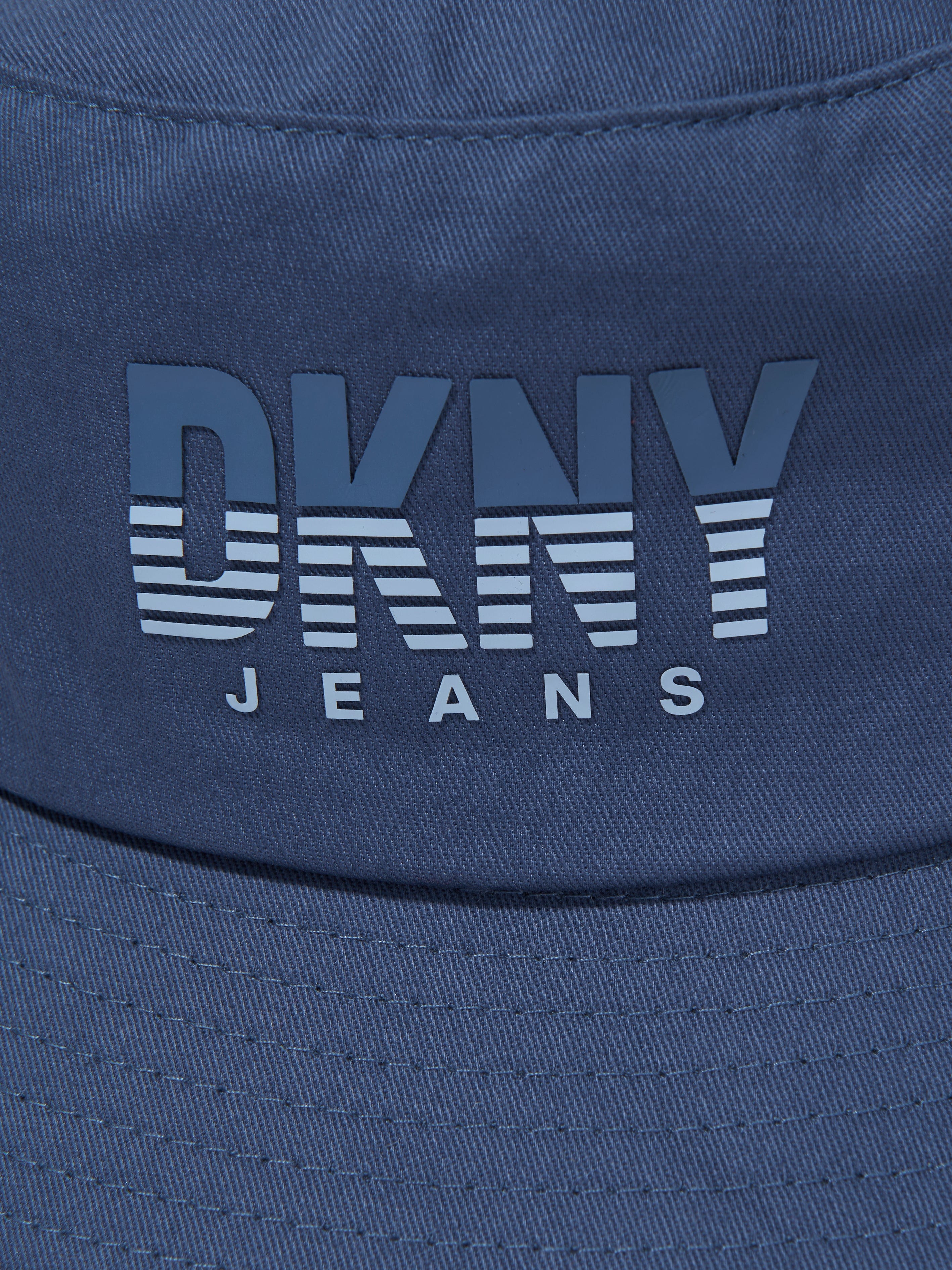 DKNY Boys Logo Bucket Hat in Blue