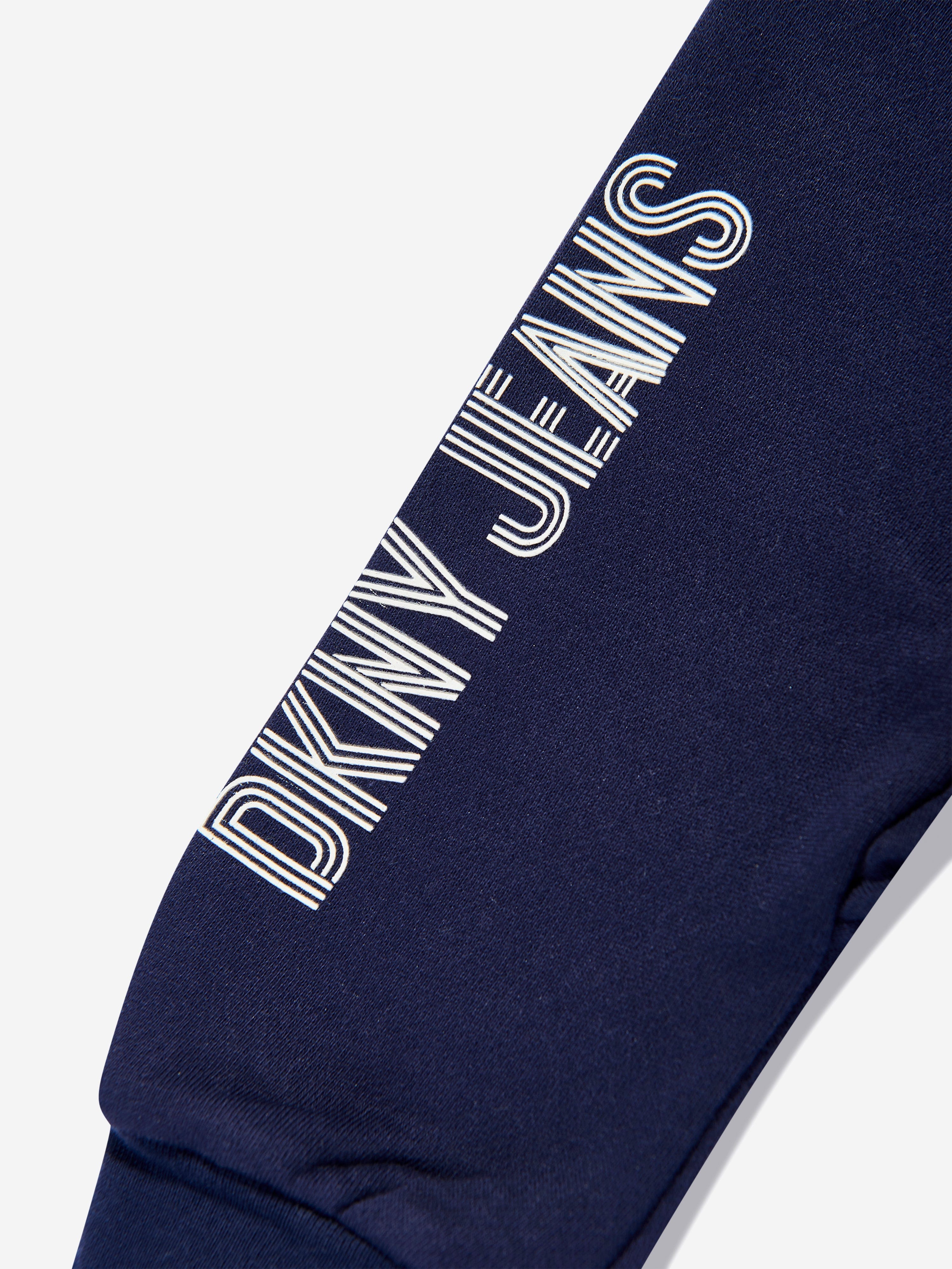 DKNY Baby Boys Hooded All In One in Navy