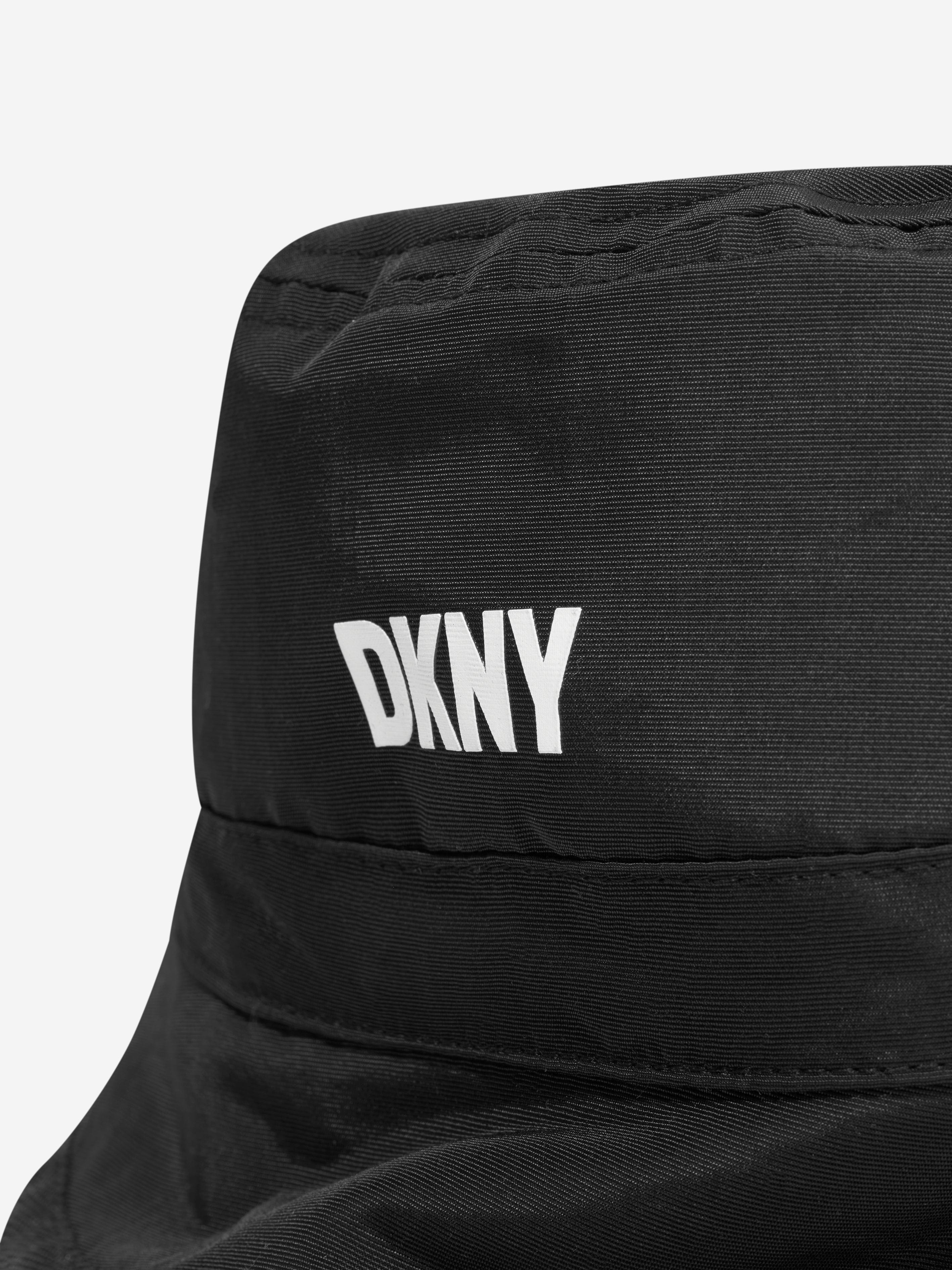 DKNY Girls Reversible Bucket Hat in Black