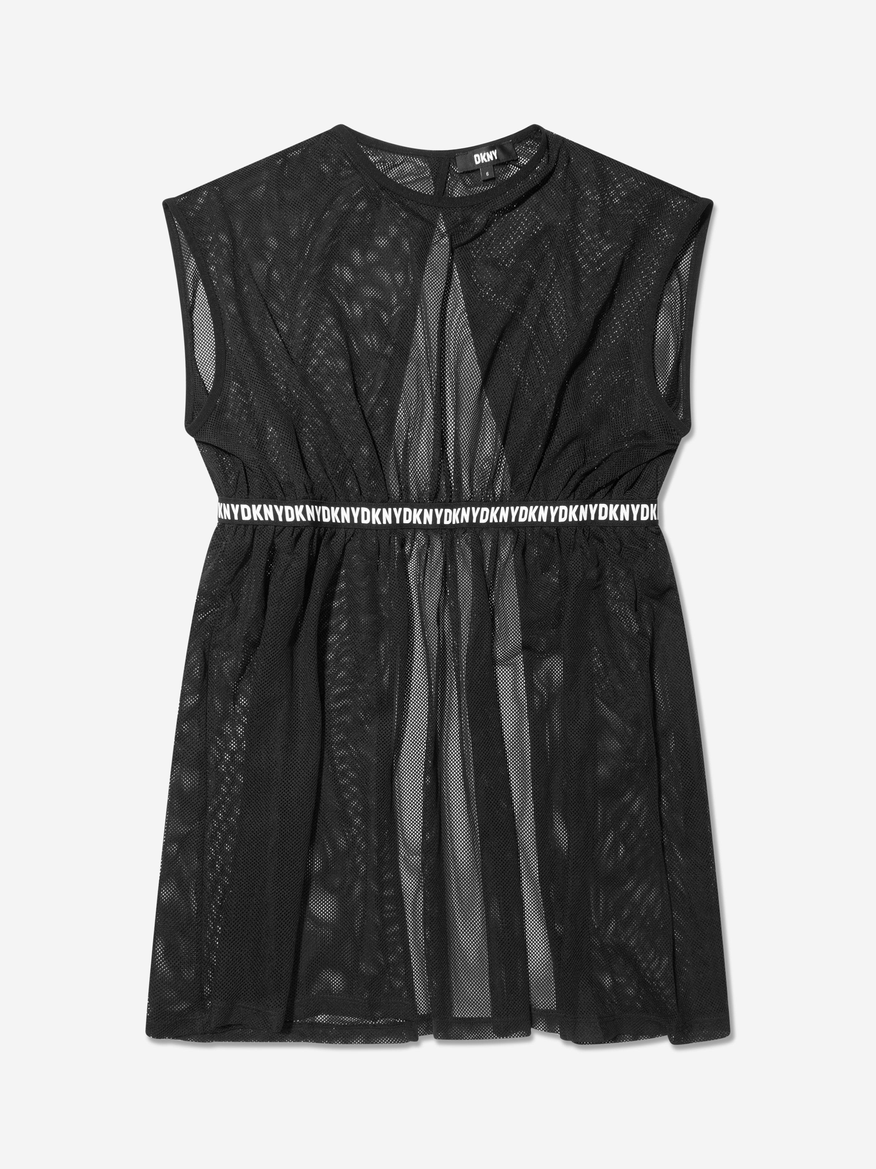 DKNY Girls 2-In-1 Milano Dress in Black