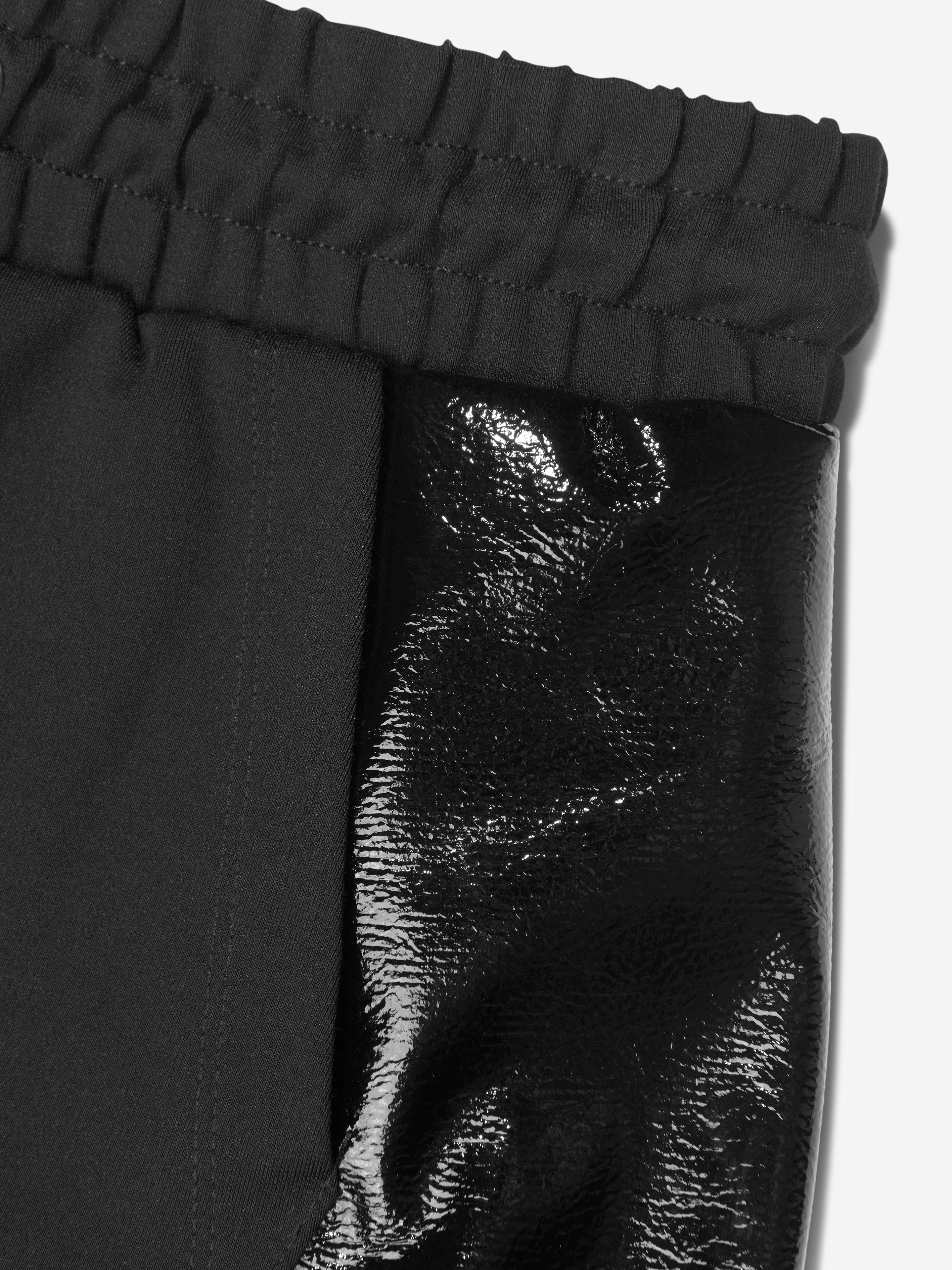 DKNY Girls Shiny Shorts in Black