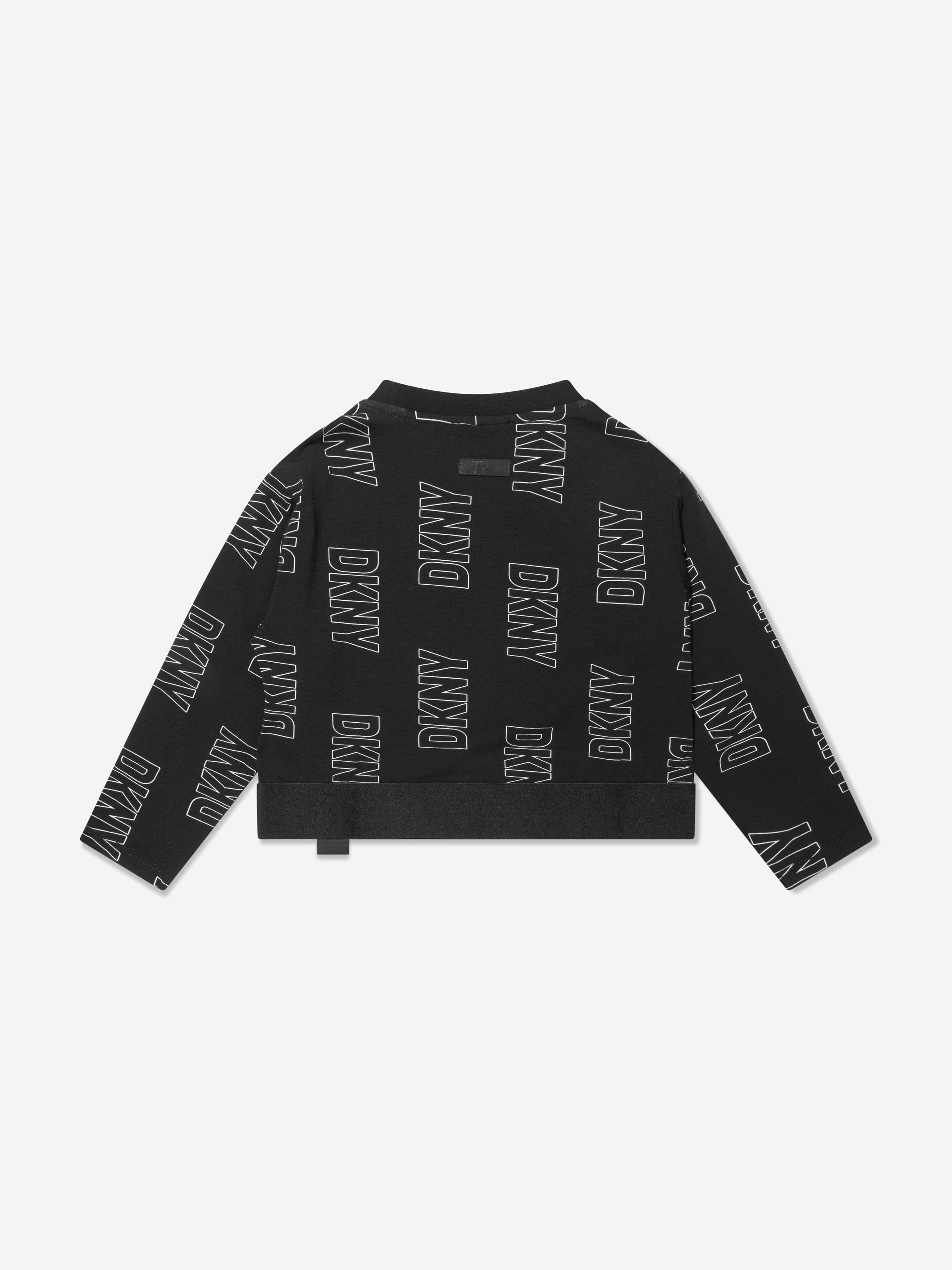 DKNY Girls Logo Sweatshirt in Black