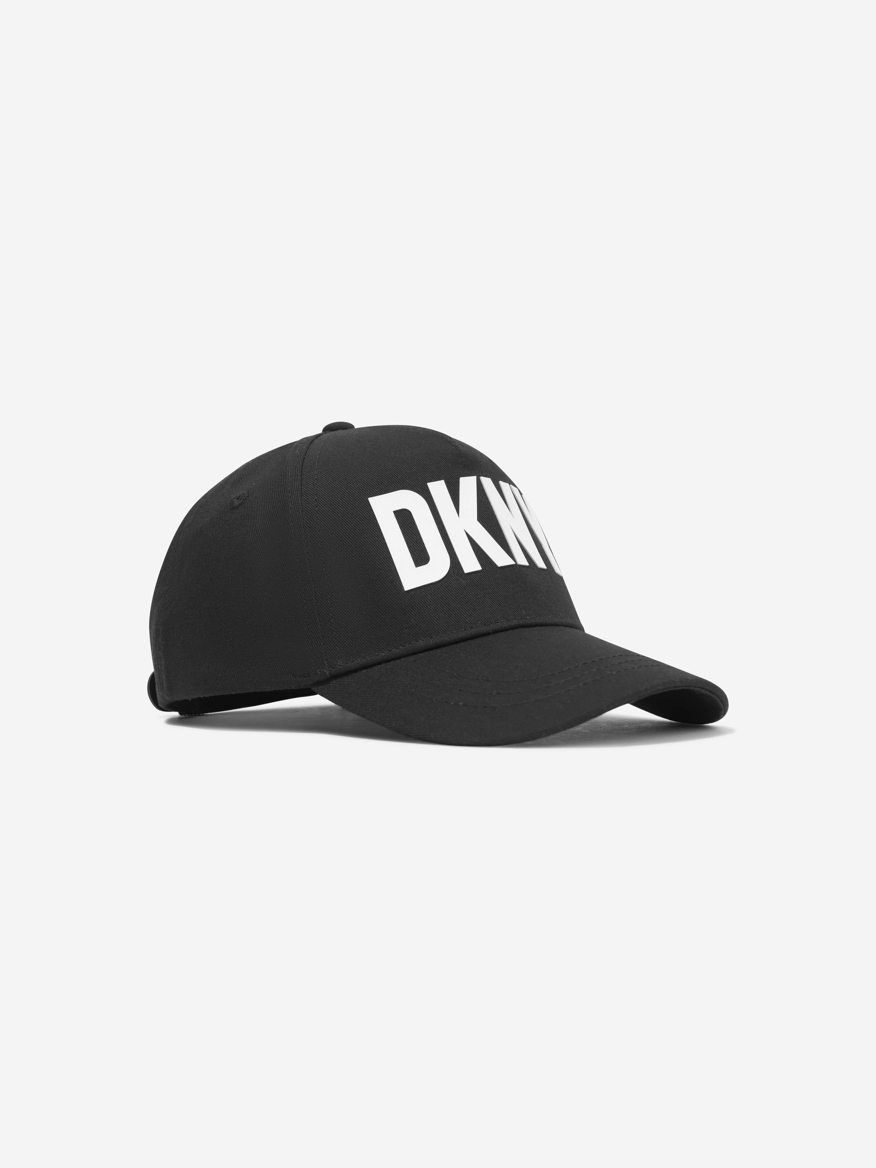 DKNY Kids Logo Cap in Black