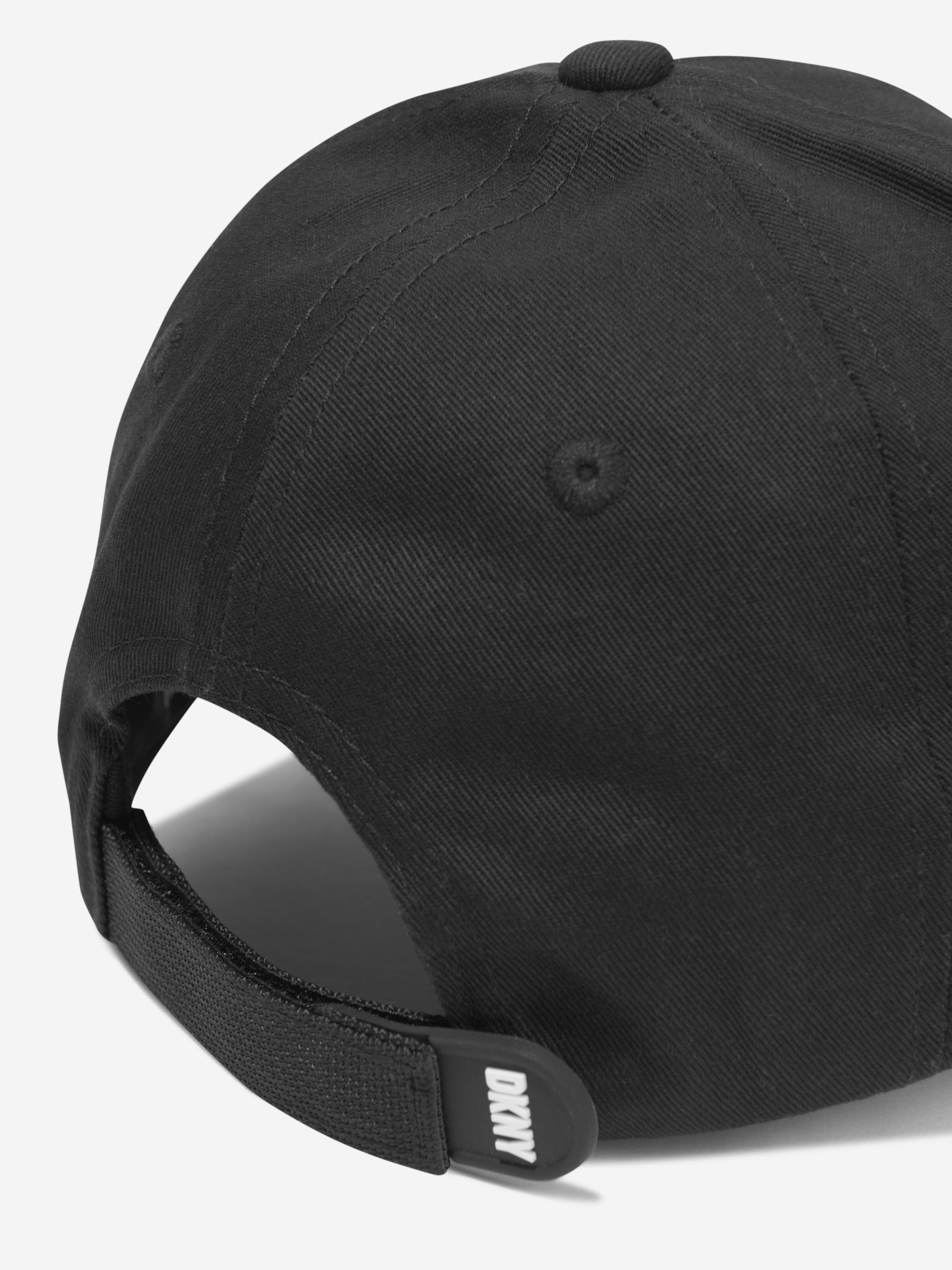 DKNY Kids Logo Cap in Black