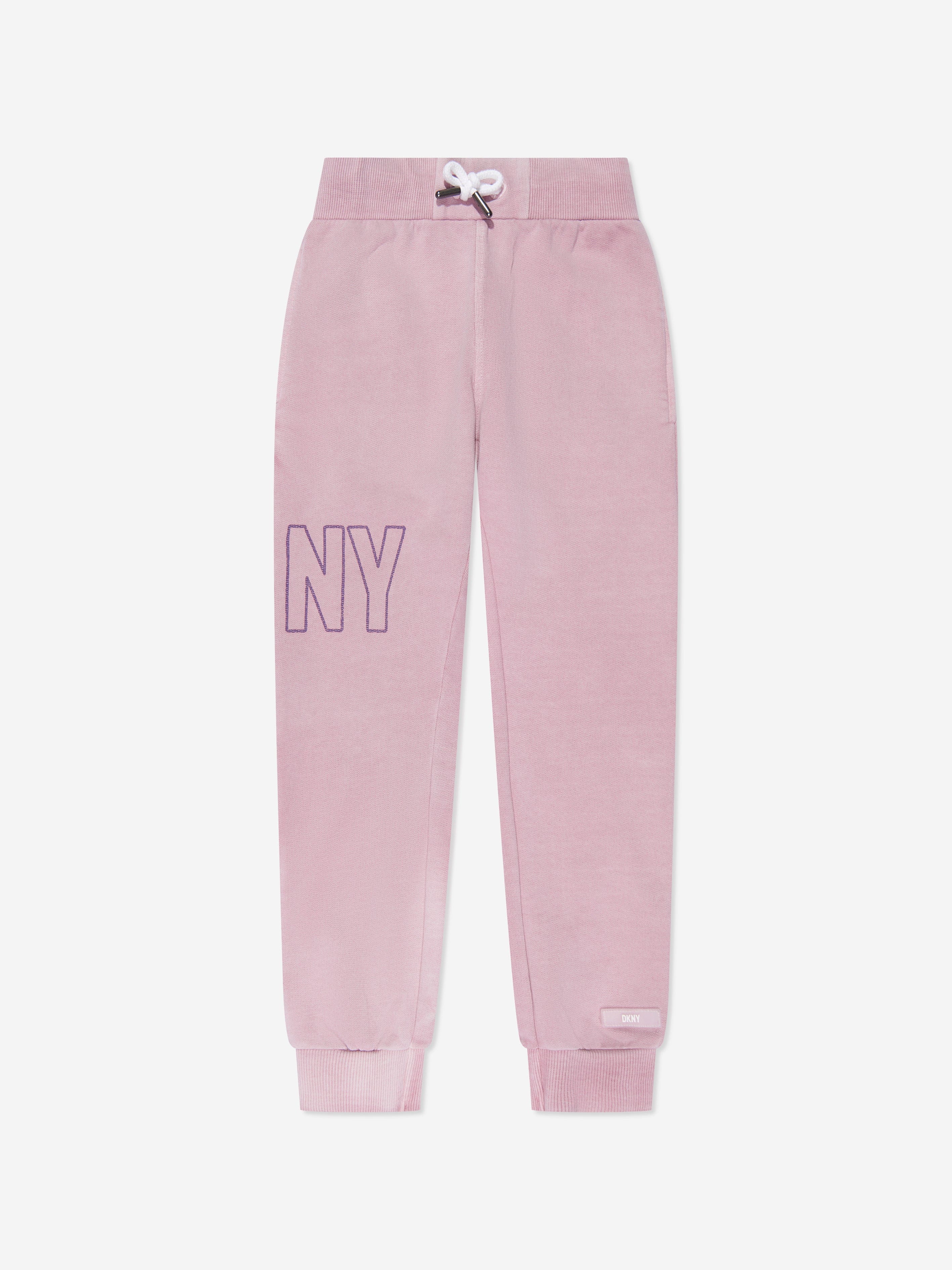 DKNY Kids Logo Joggers in Purple