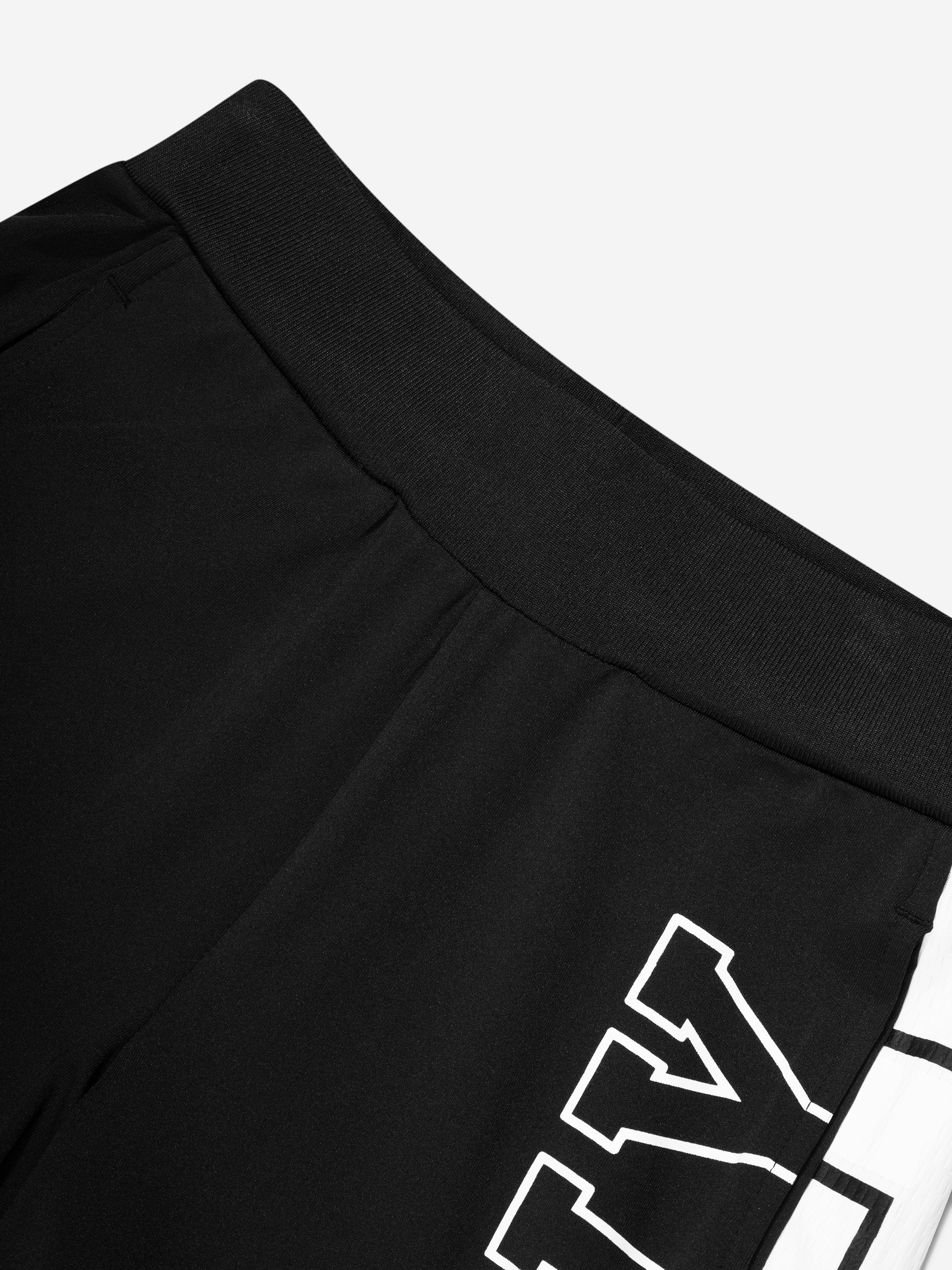 DKNY Kids Logo Bermuda Shorts in Black