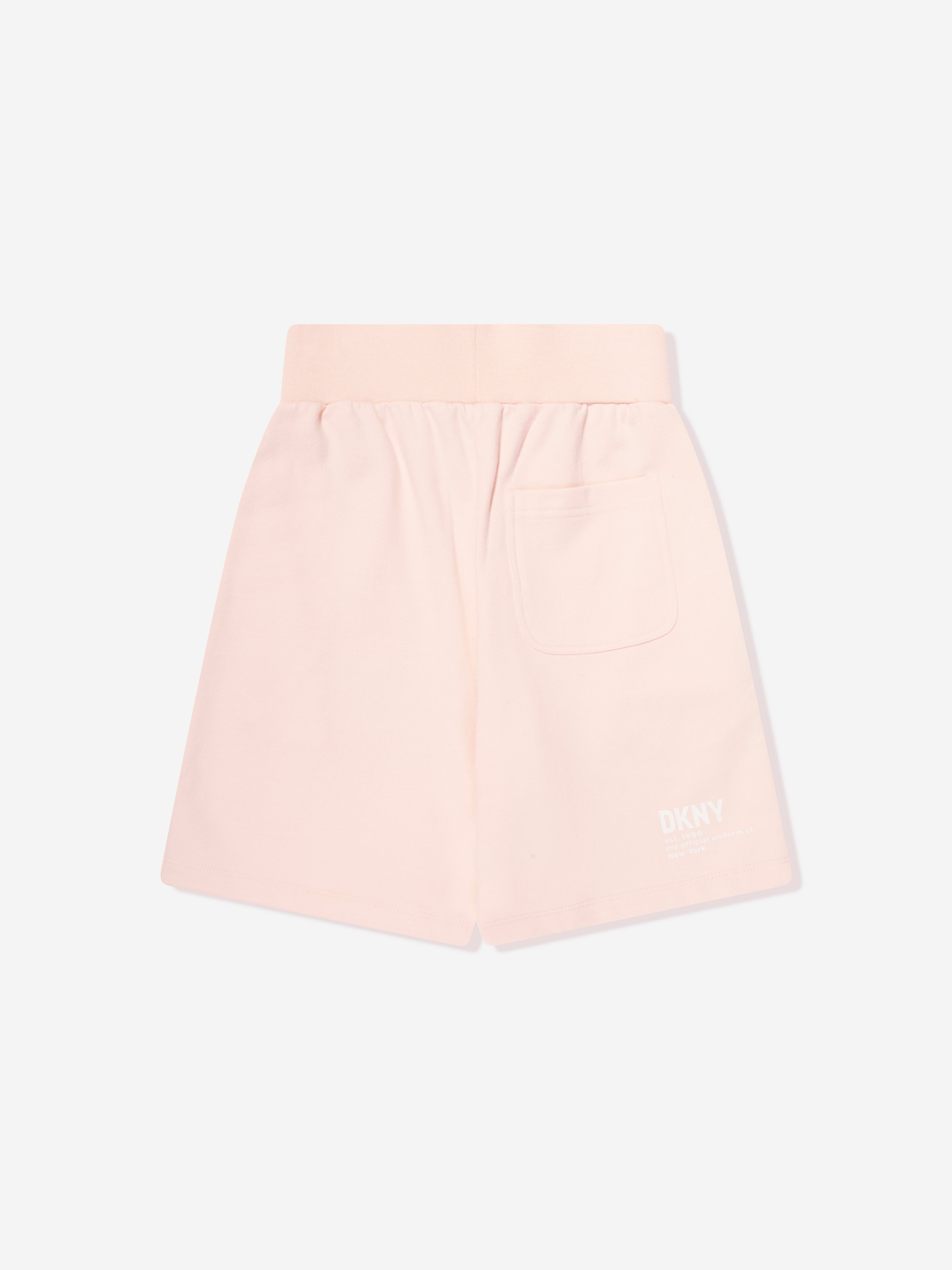 DKNY Kids Logo Bermuda Shorts in Pink