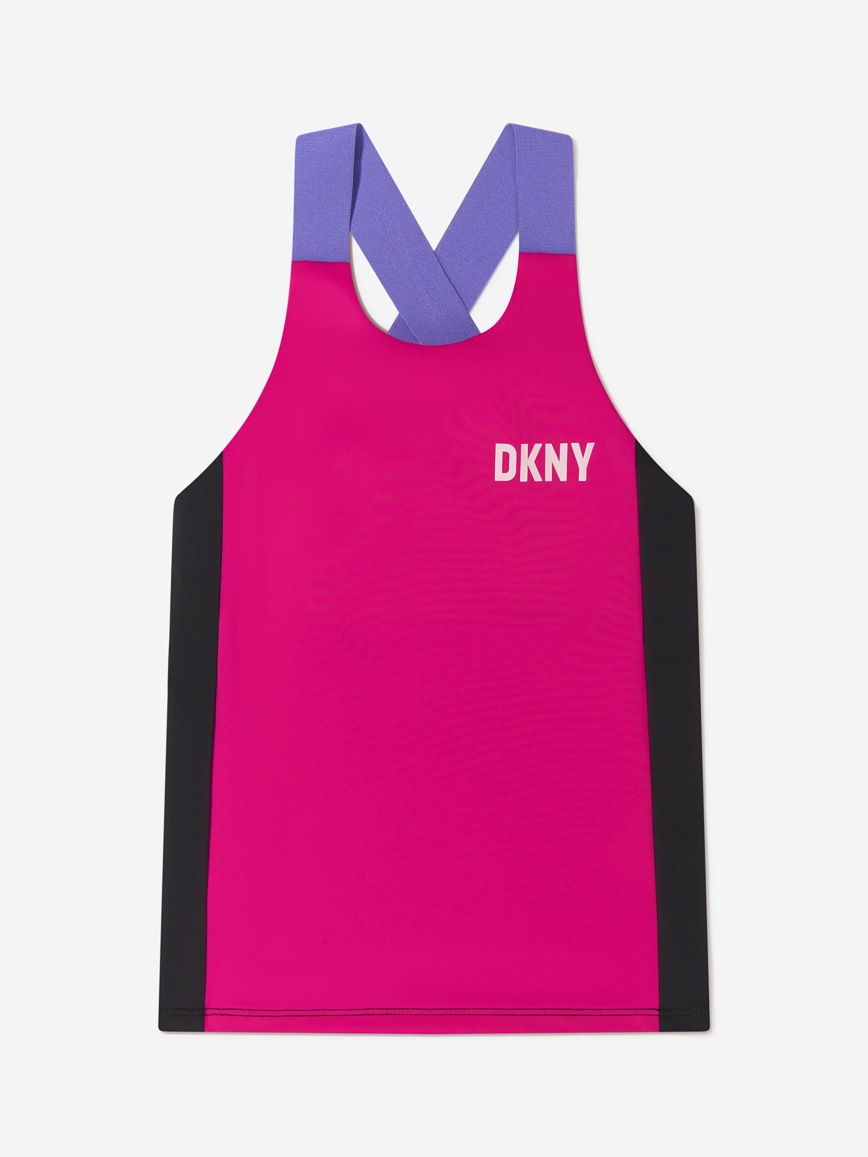 DKNY Girls Logo Print Sports Top