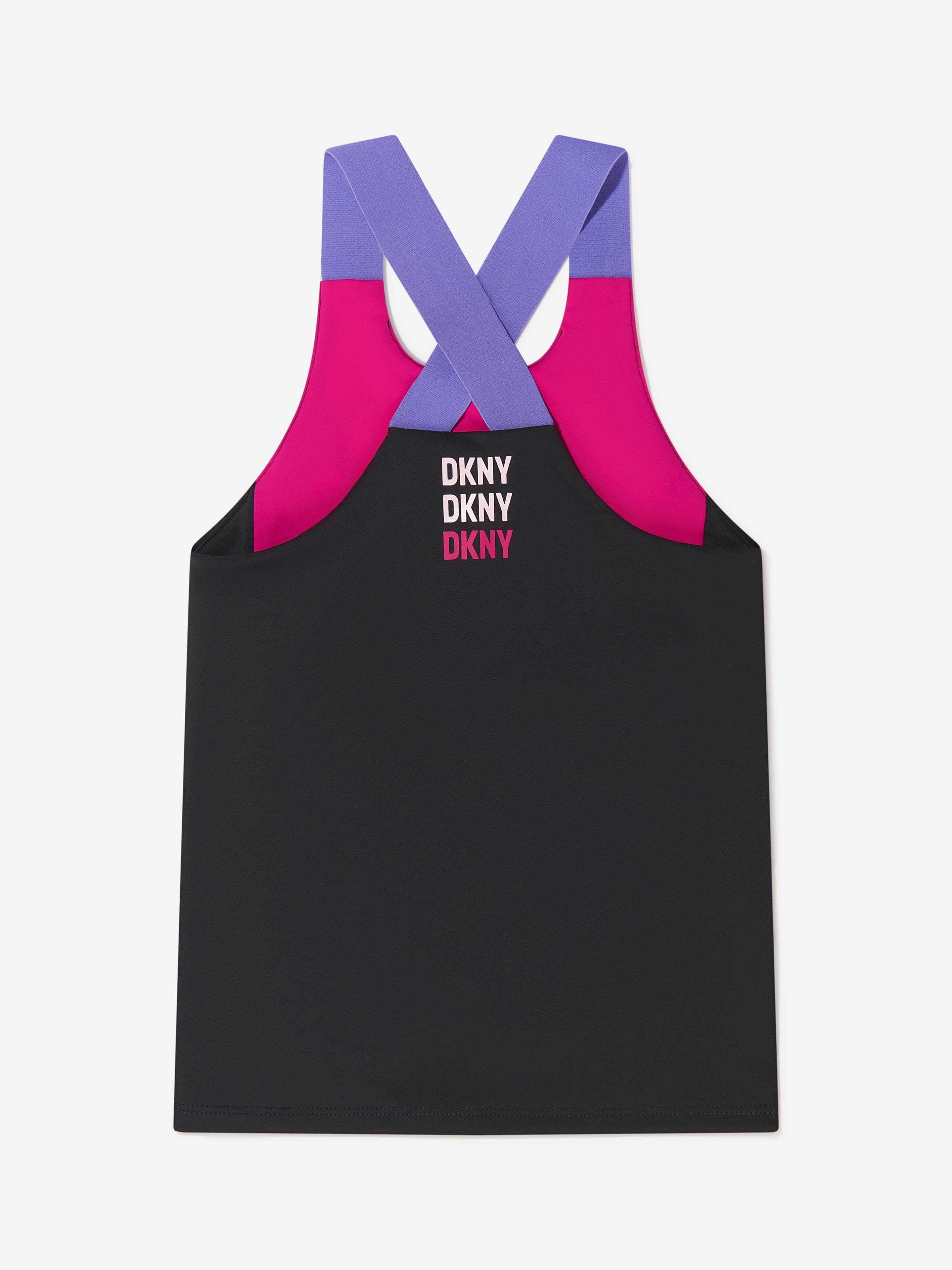 DKNY Girls Logo Print Sports Top