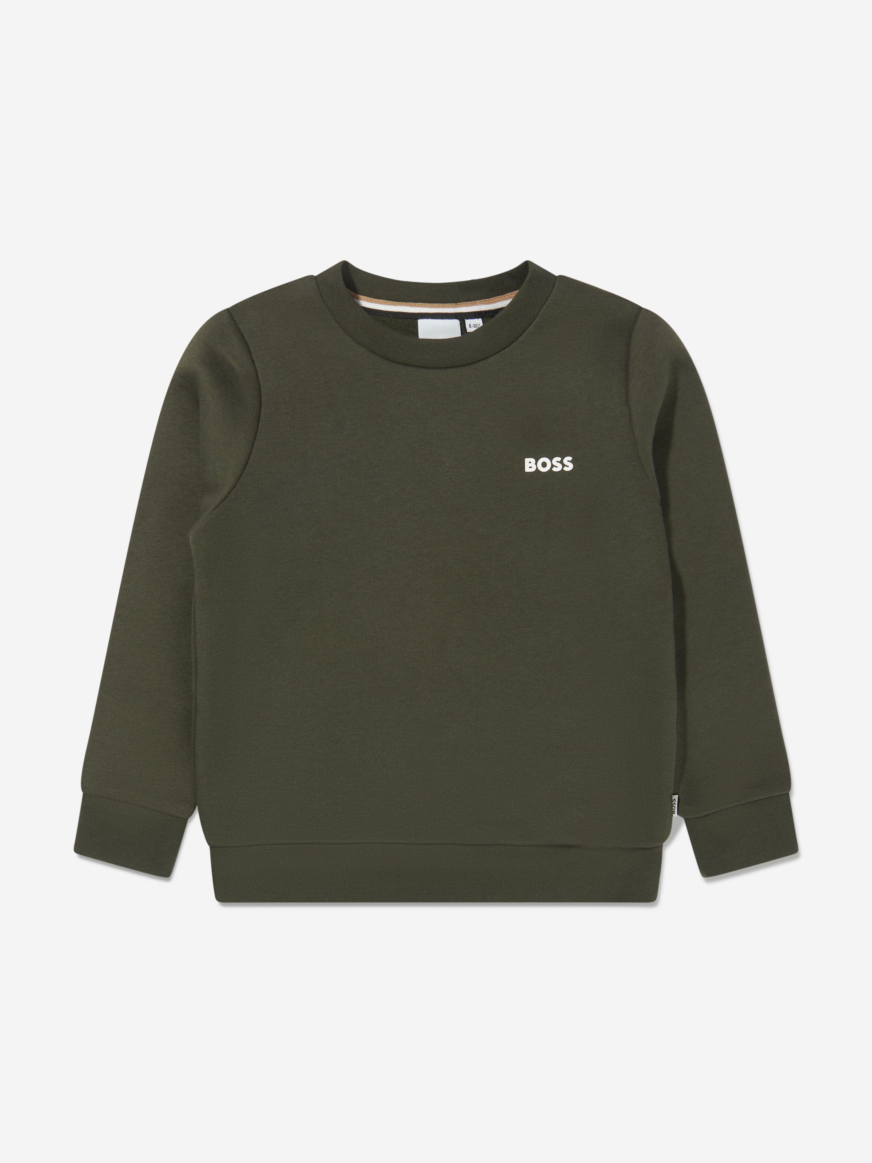 BOSS Boys Logo Print Sweatshirt