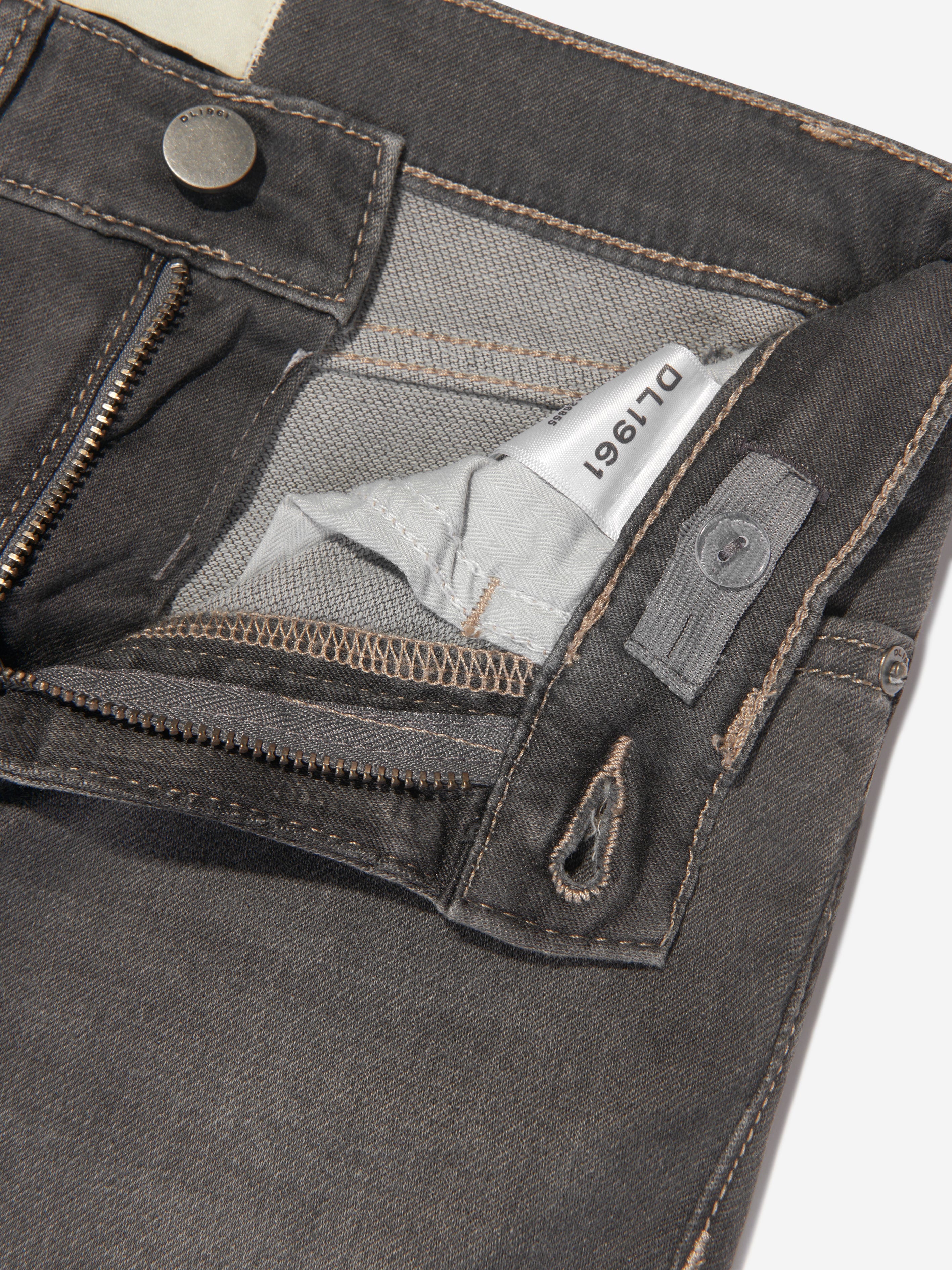 DL1961 Boys Brady Slim Fit Jeans in Grey