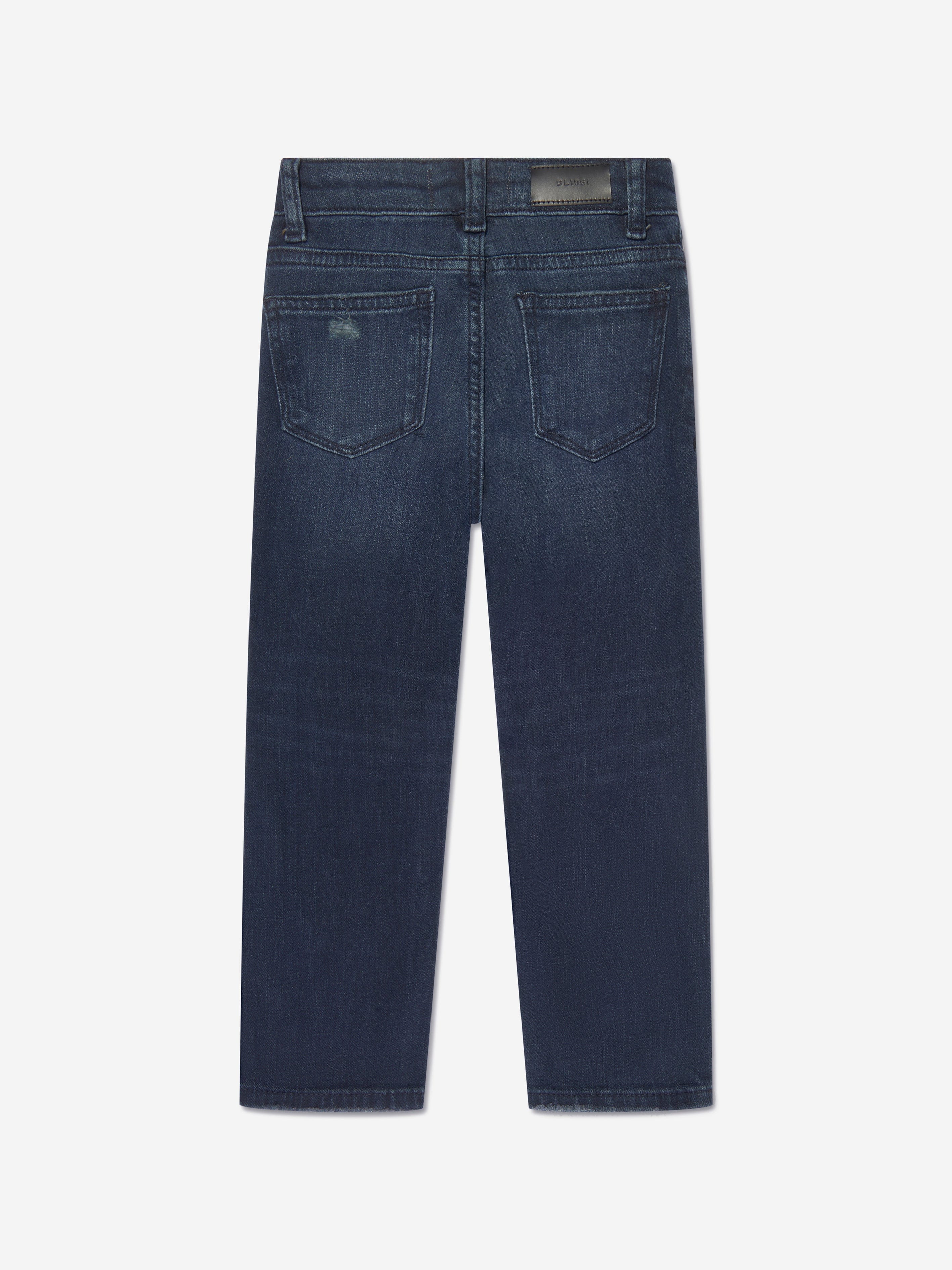 DL1961 Boys Brady Distressed Slim Jeans in Blue