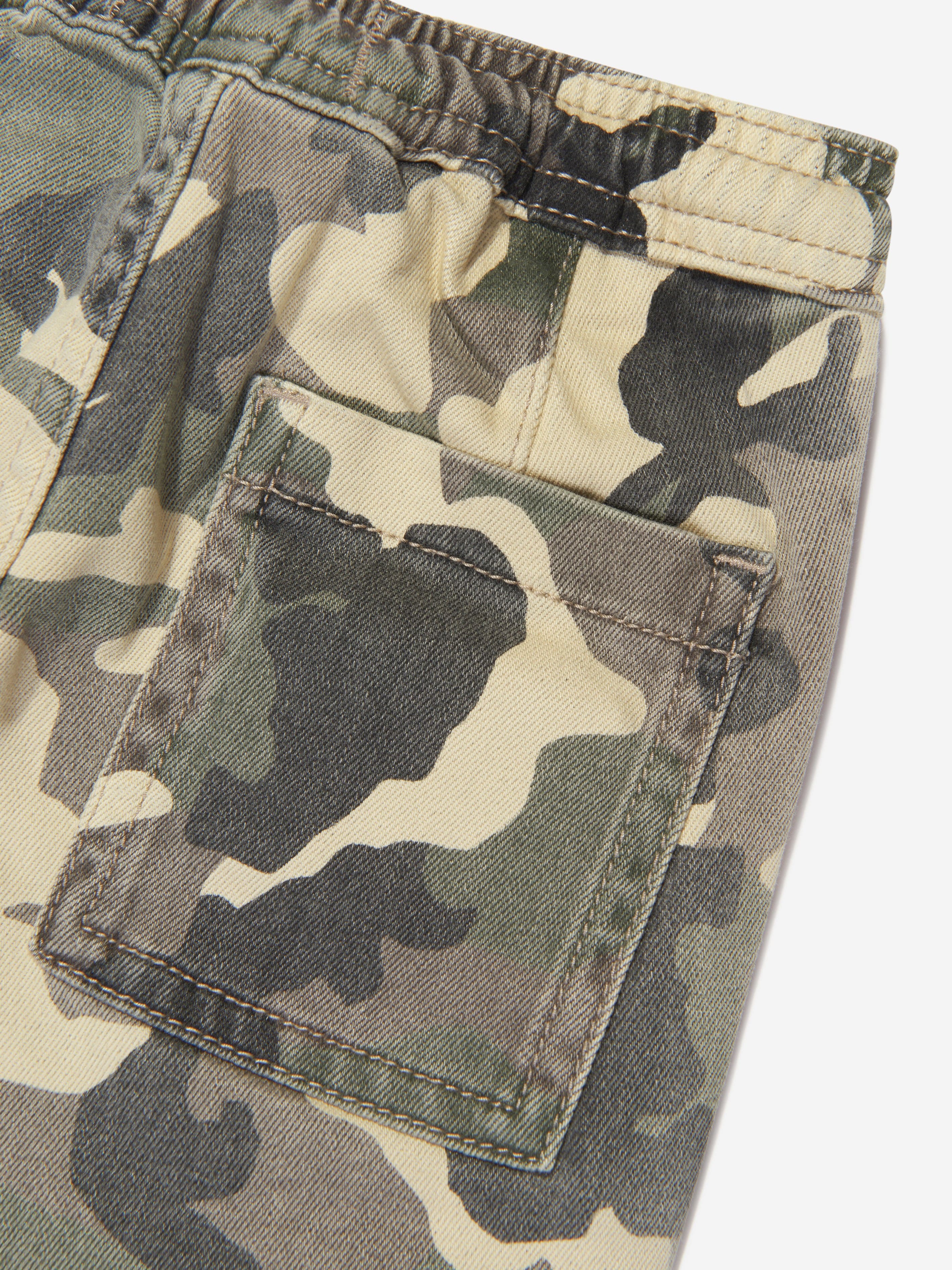 DL1961 Kids Jackson Camouflage Joggers in Green