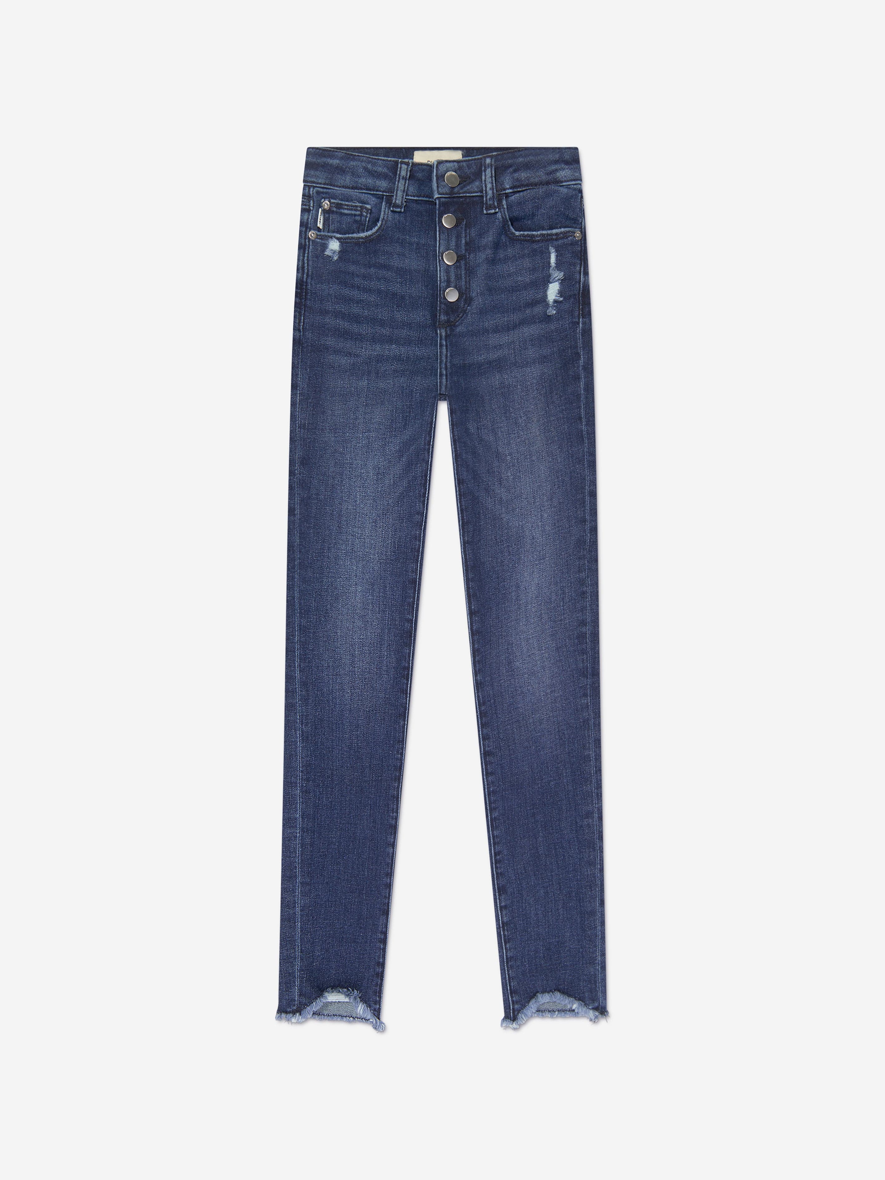 DL1961 Girls Chloe Distressed Skinny Jeans in Blue