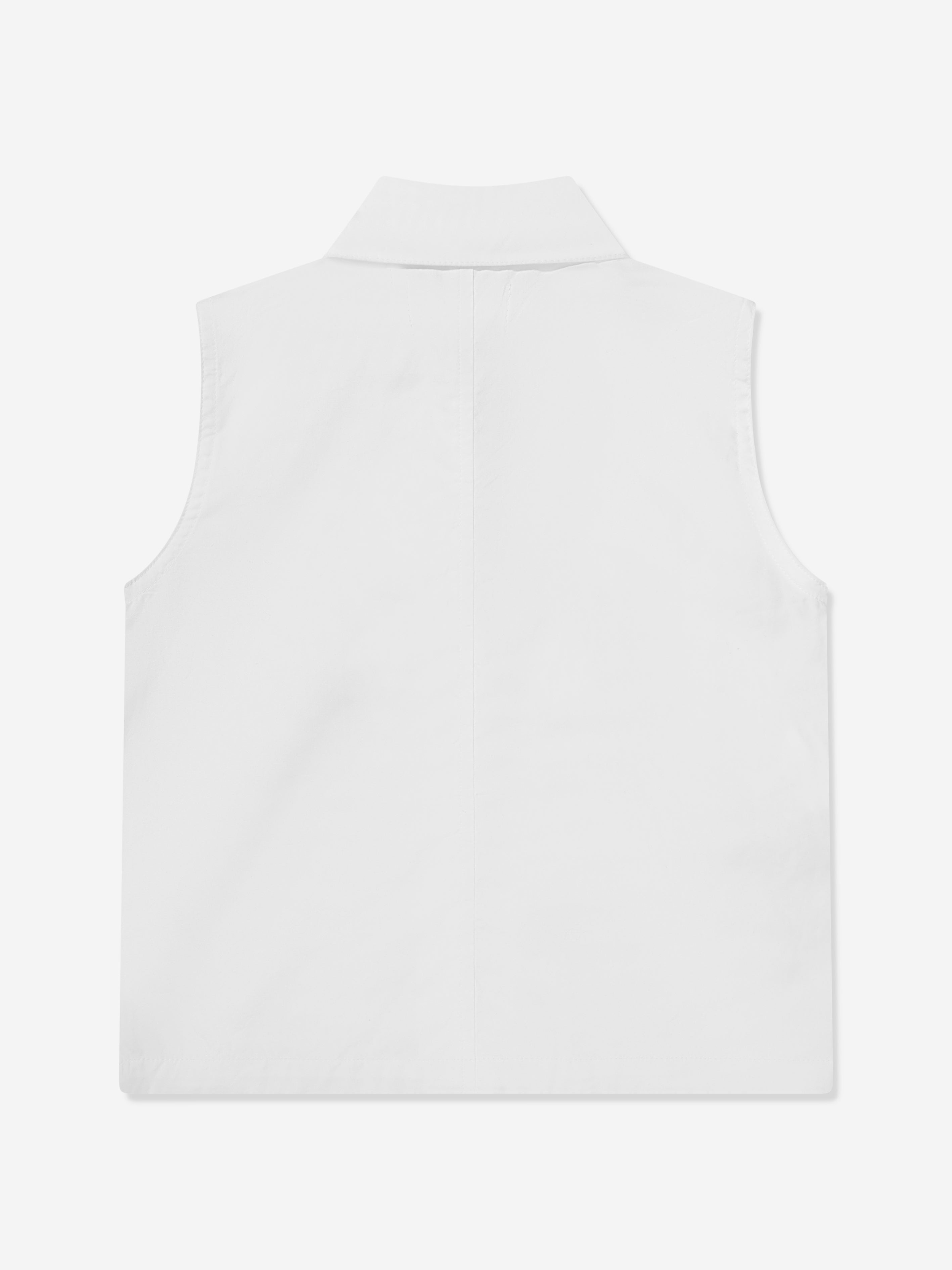 DL1961 Girls Simona Sleeveless Shirt in White