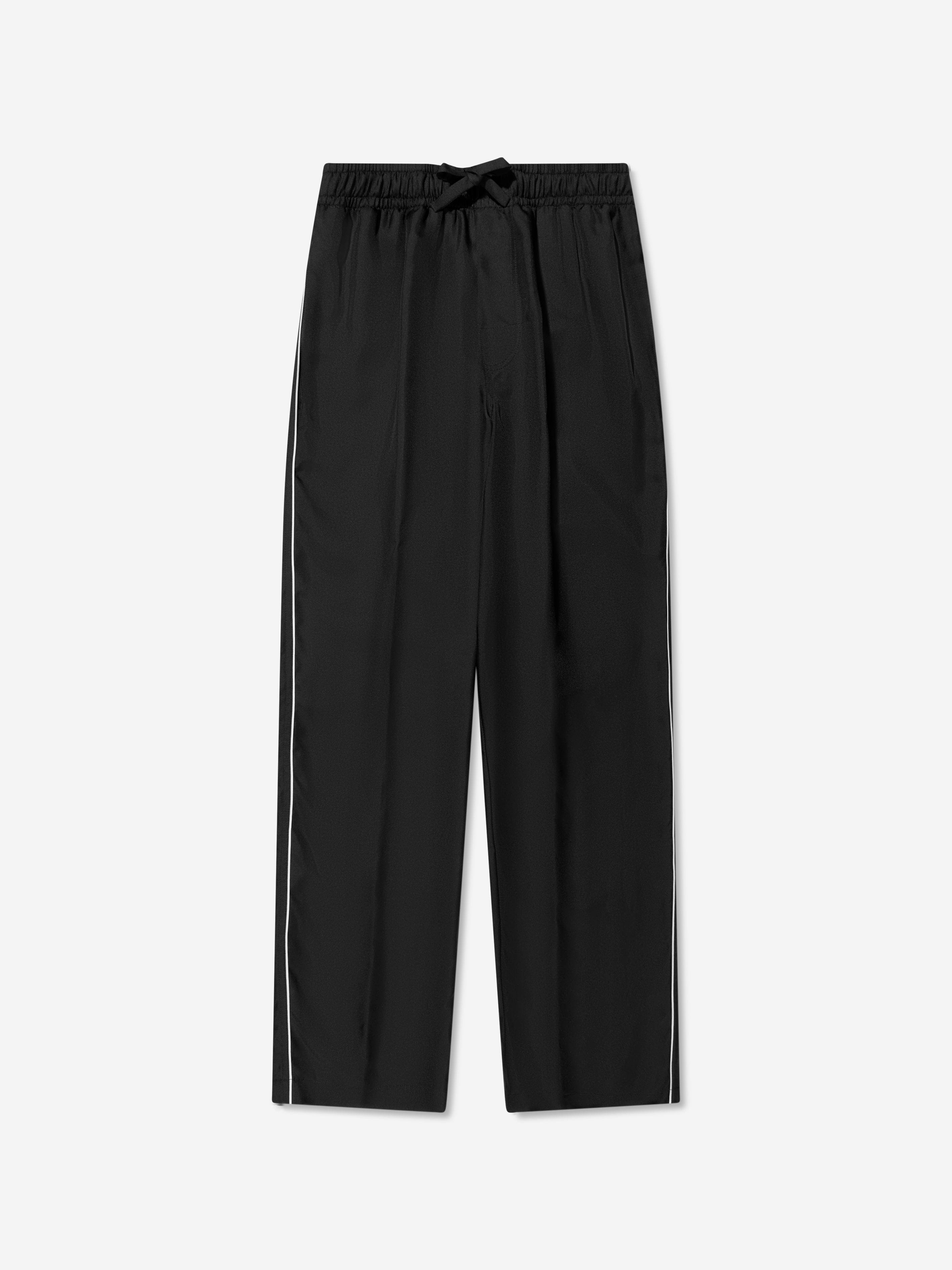 Dolce & Gabbana Boys Silk Pyjama Bottoms in Black