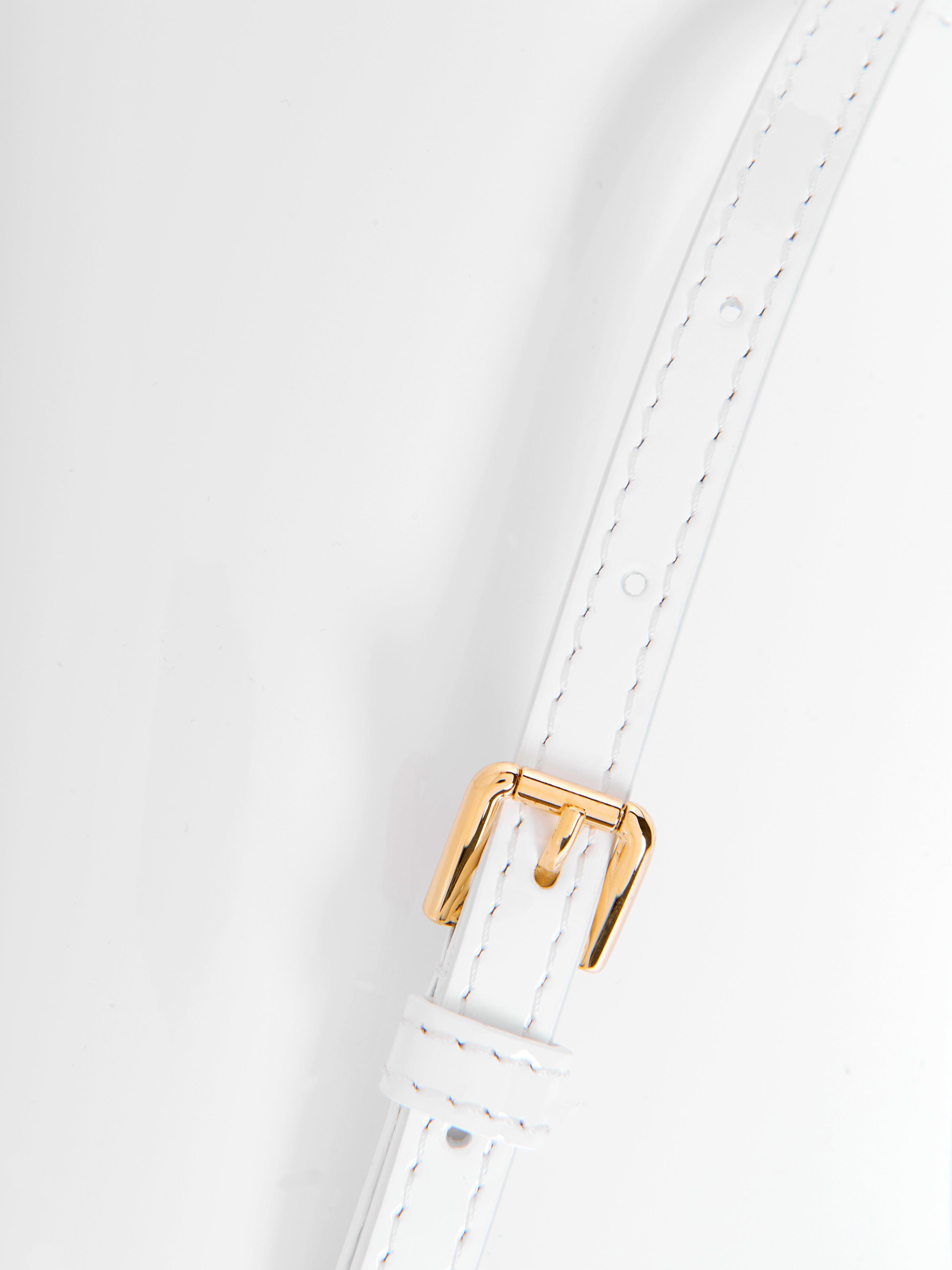 Dolce & Gabbana Girls Patent Leather Branded Shoulder Bag (H: 14cm)