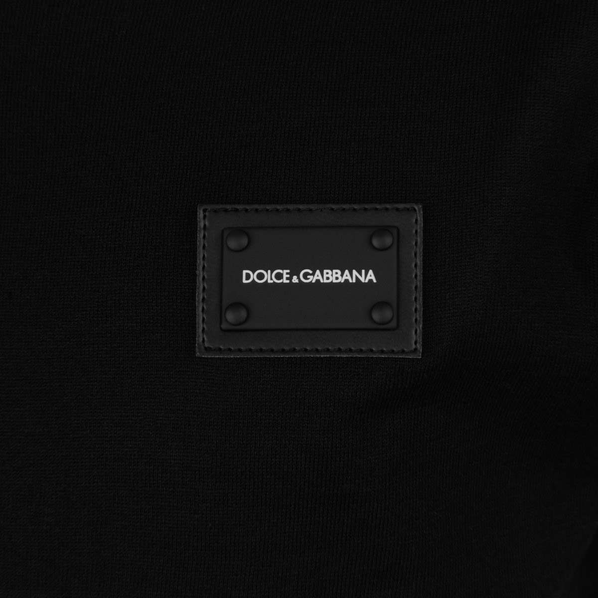 Dolce & Gabbana Boys Cotton Jersey Logo T-Shirt in Black