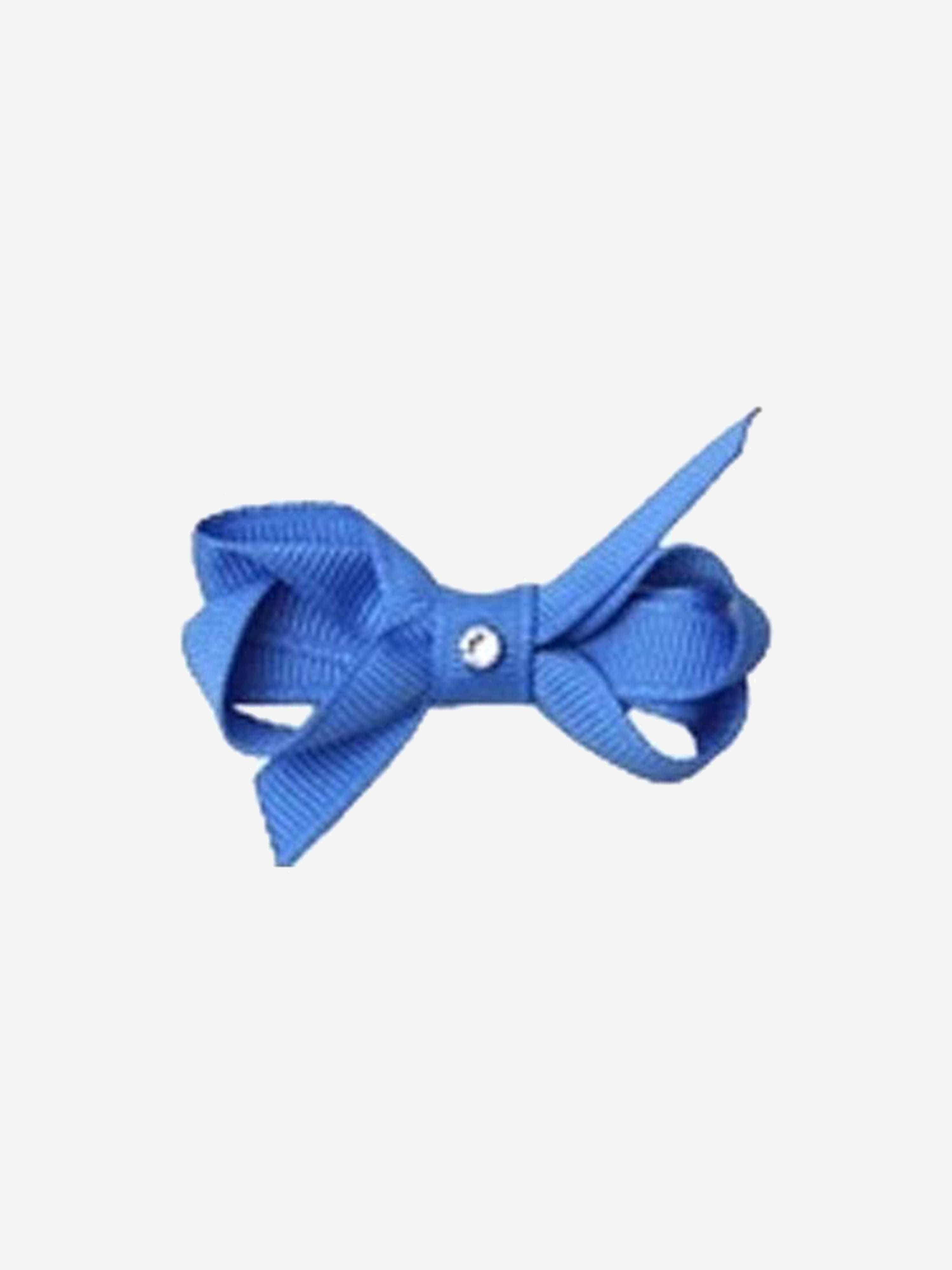 Dotty Daydreams Girls Blue Bow Hairclip