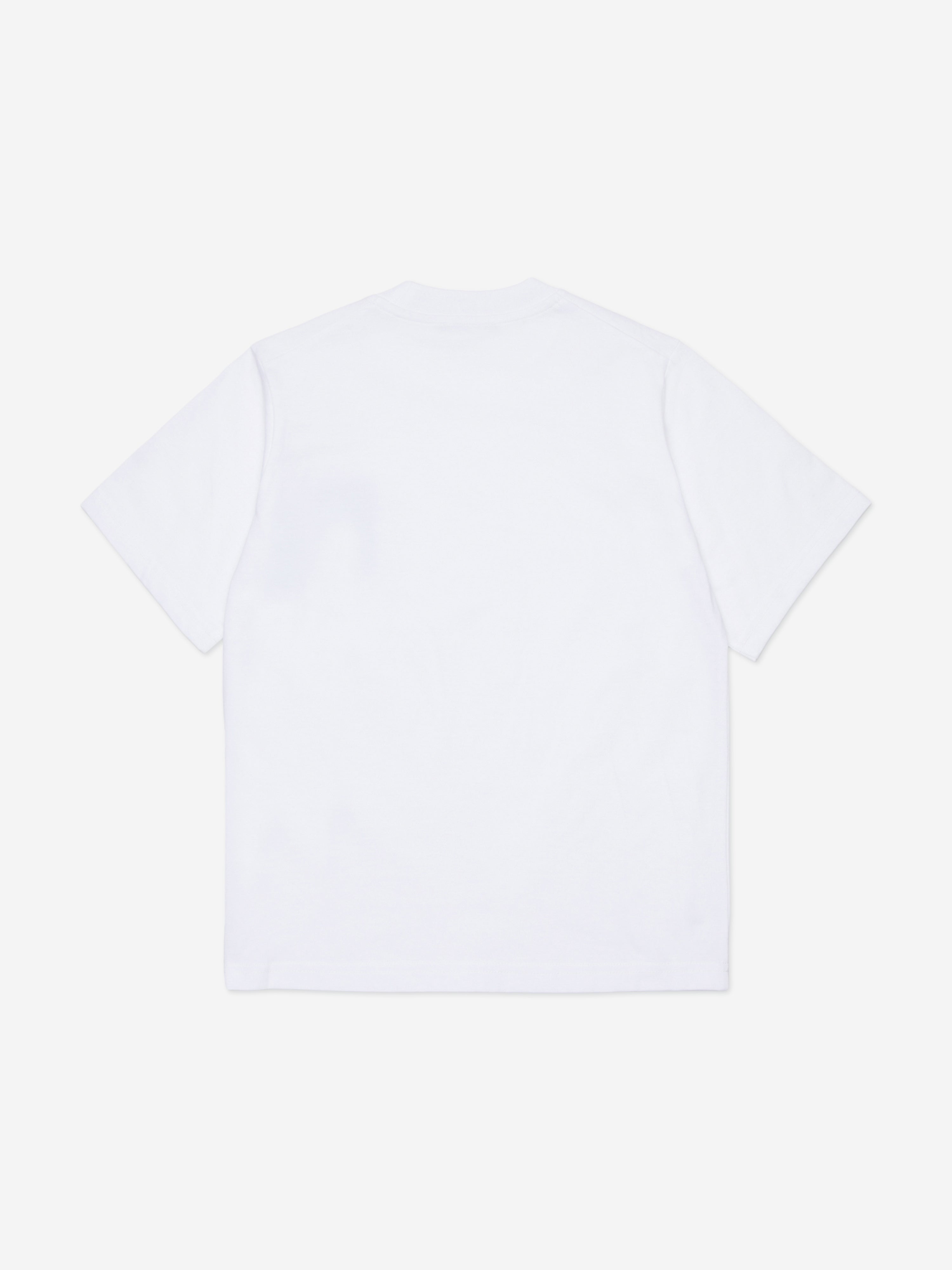Dsquared2 Kids Maple Leaf Logo T-Shirt in White