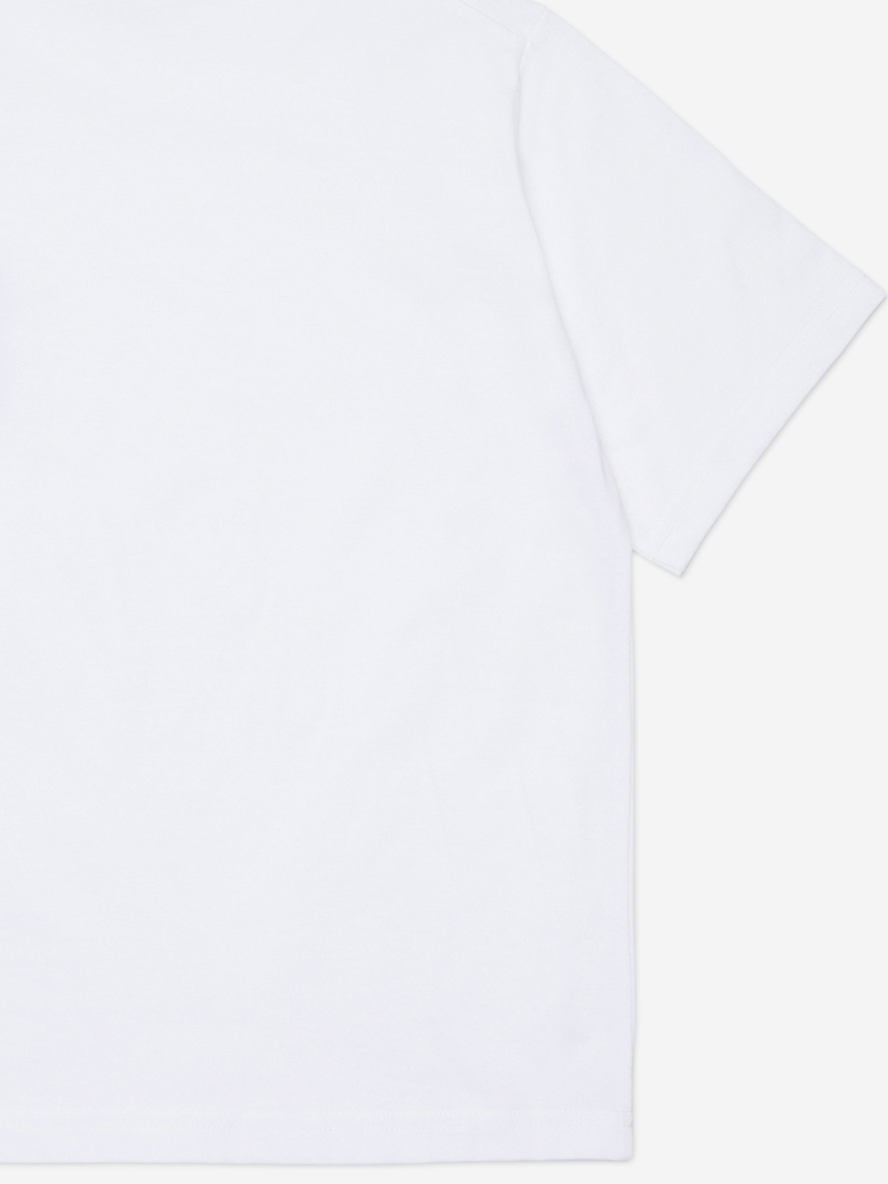 Dsquared2 Kids Maple Leaf Logo T-Shirt in White