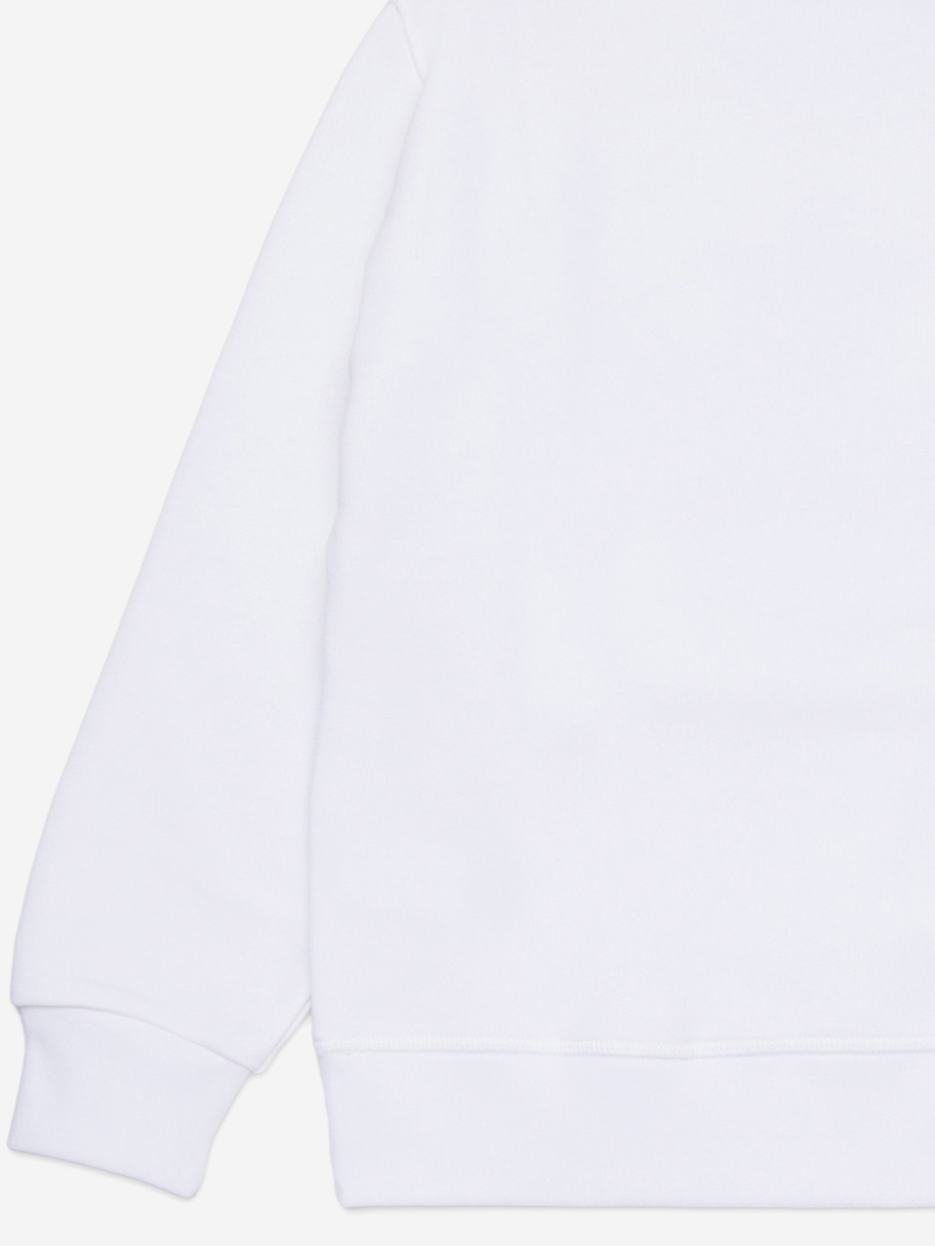 Dsquared2 Kids Maple Leaf Logo Sweatshirt in White