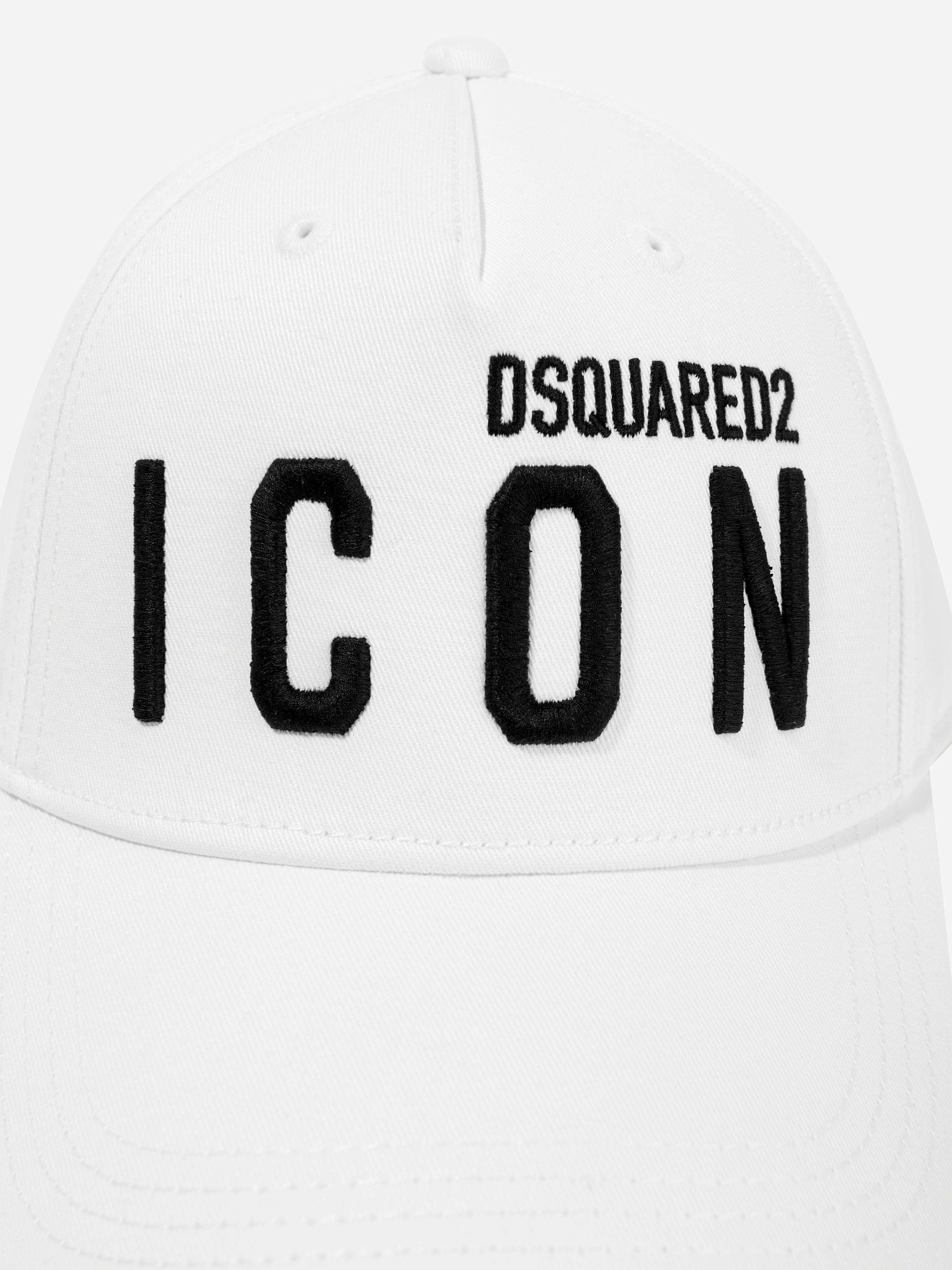 Dsquared2 Kids Icon Logo Cap in White